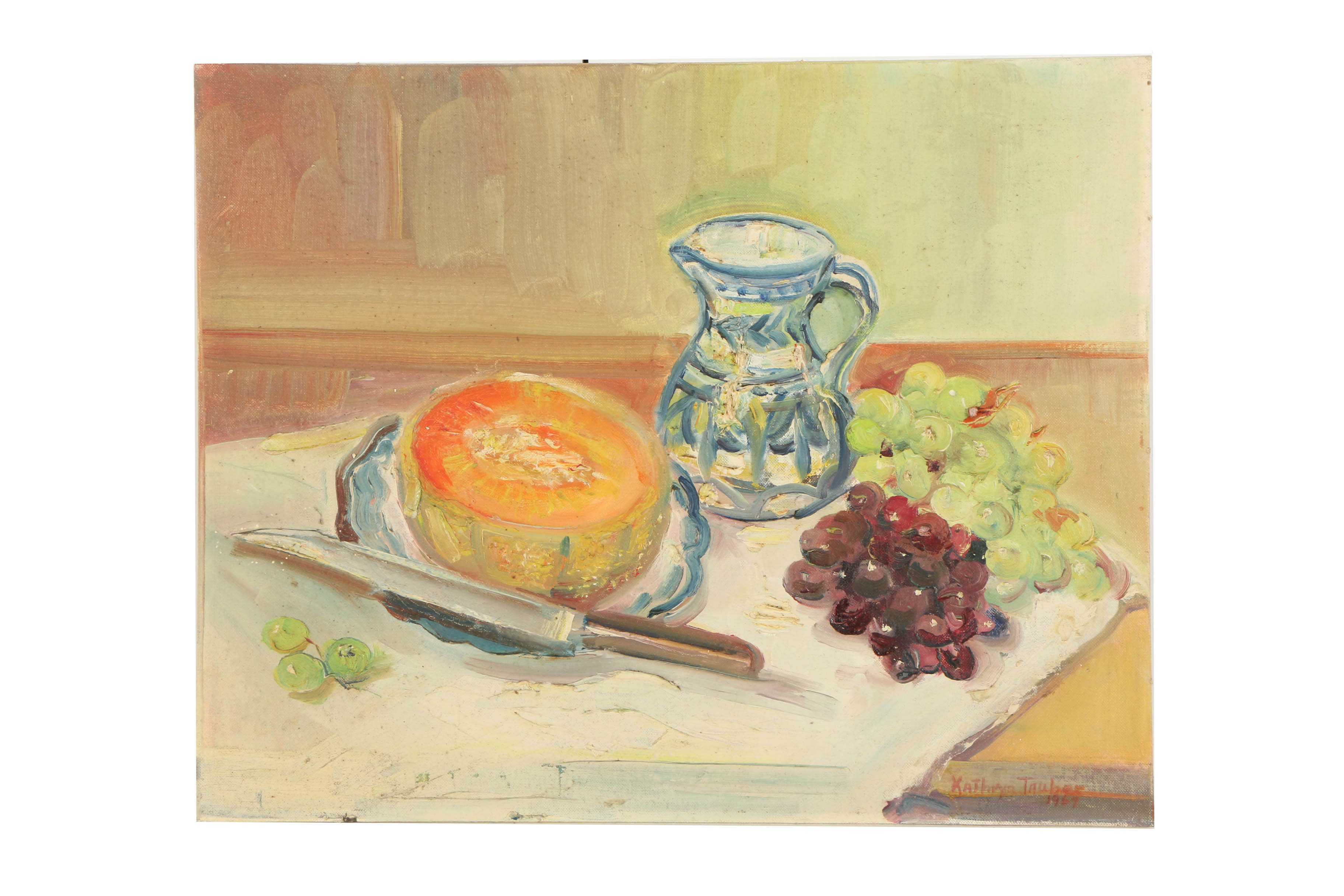 Two Oil Paintings Including Kathryn Tauber