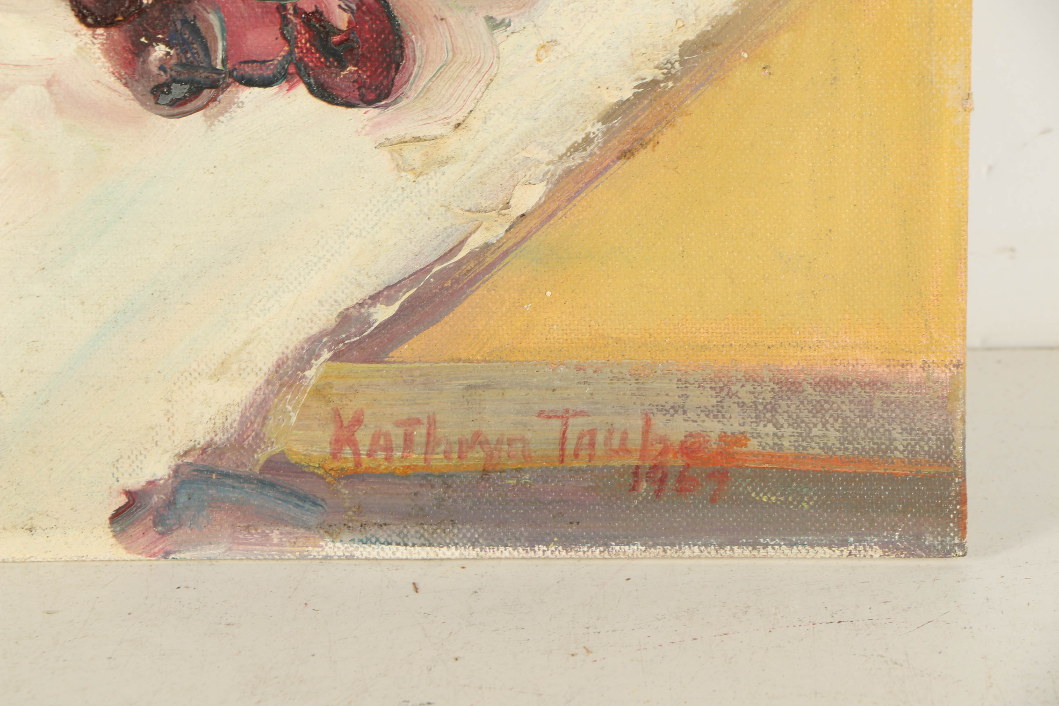 Two Oil Paintings Including Kathryn Tauber