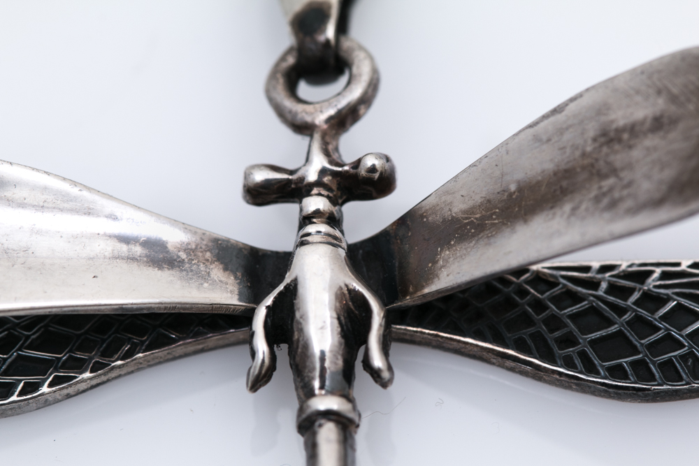 Sterling Silver Dragonfly Pendant Necklaces