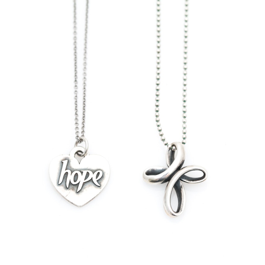 James Avery Sterling Silver Necklaces