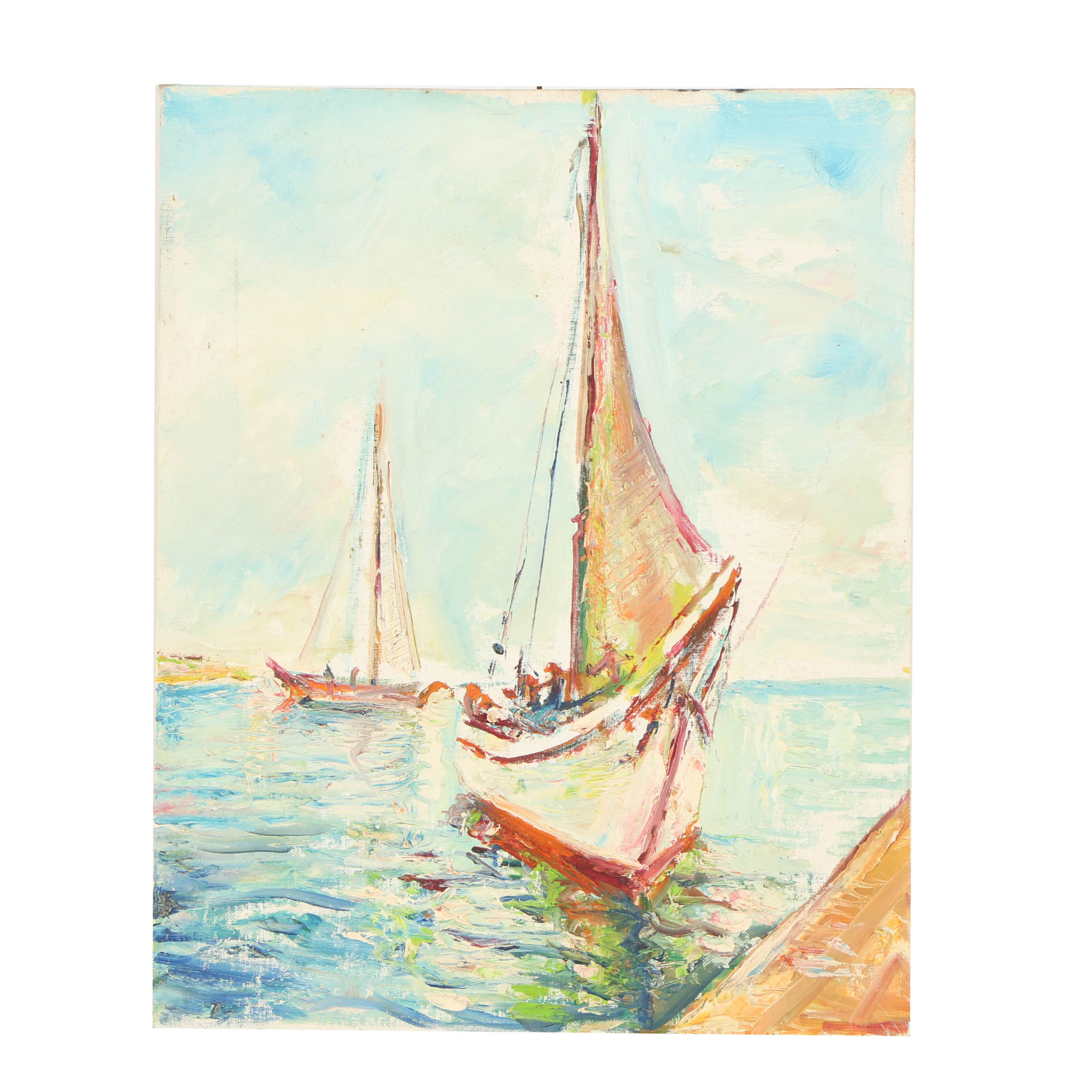 Mid-20th-Century Oil Painting