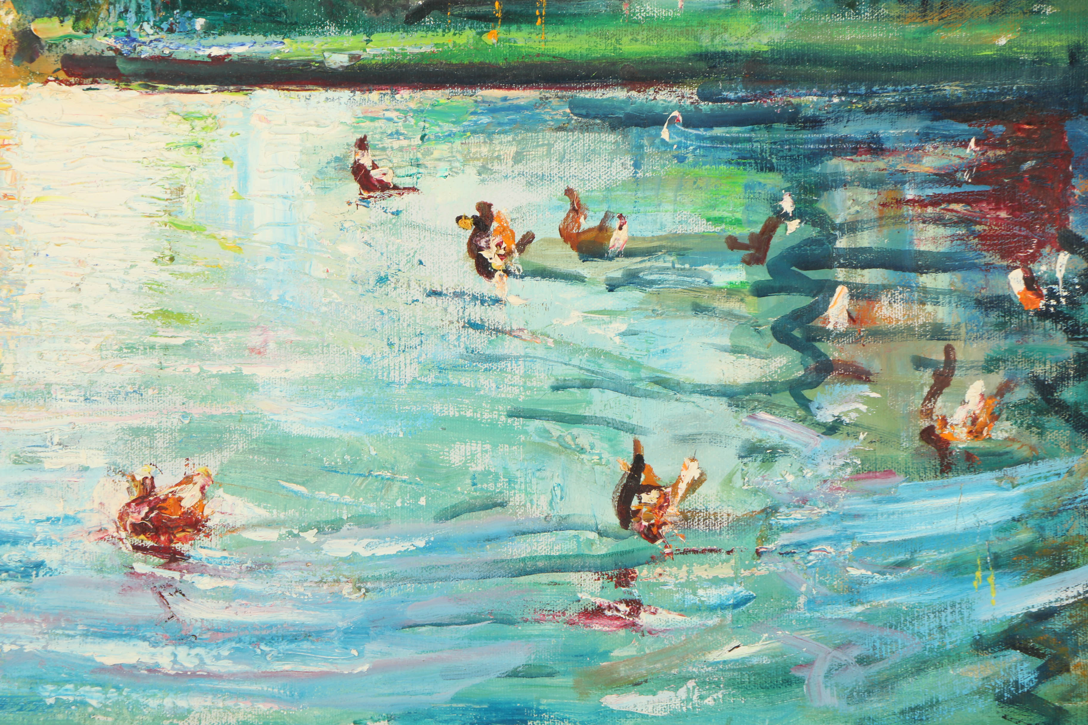 Oil Painting of an Autumnal Landscape