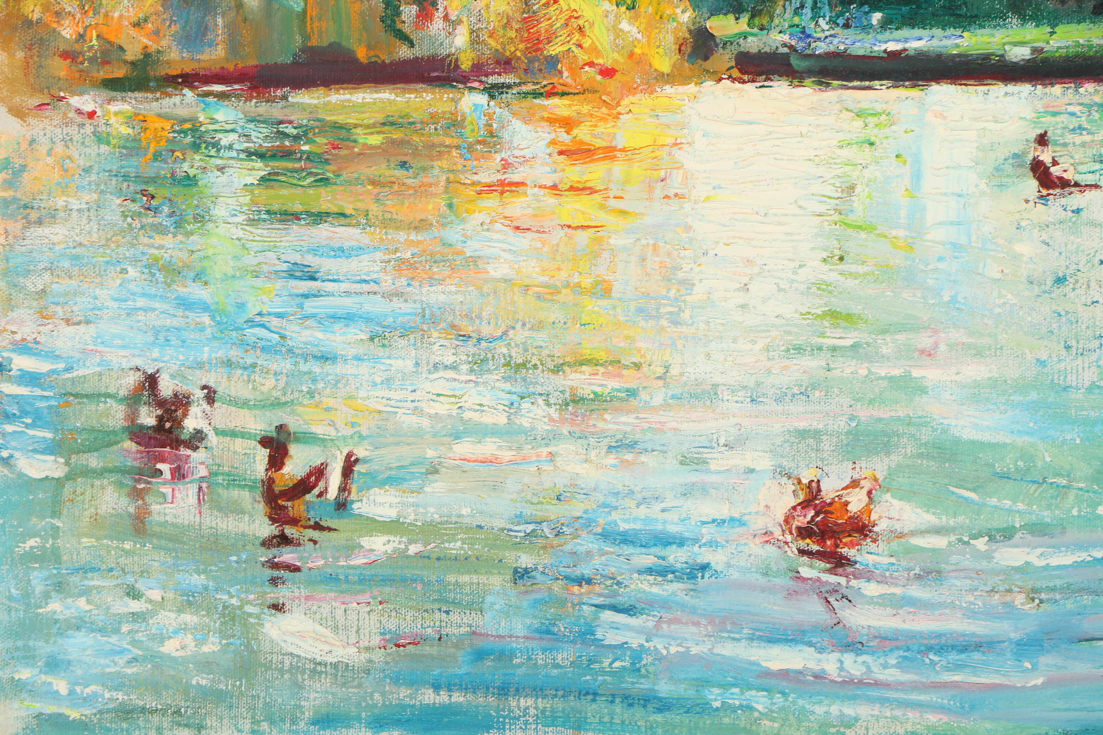 Oil Painting of an Autumnal Landscape