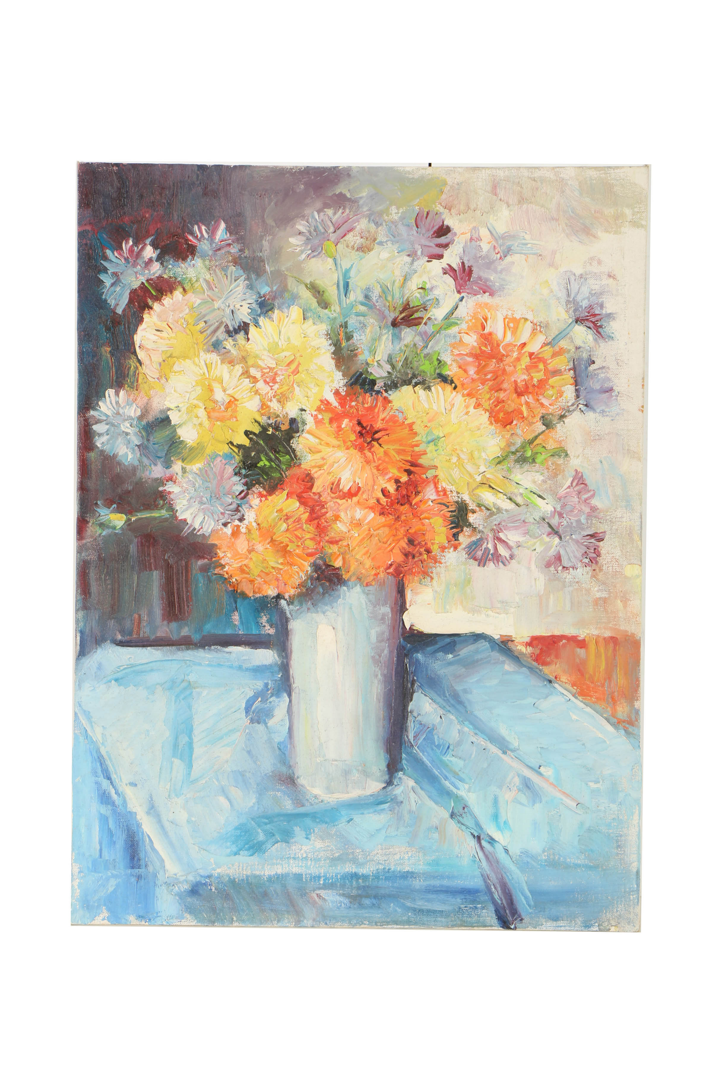 Two Oil Paintings Still Life