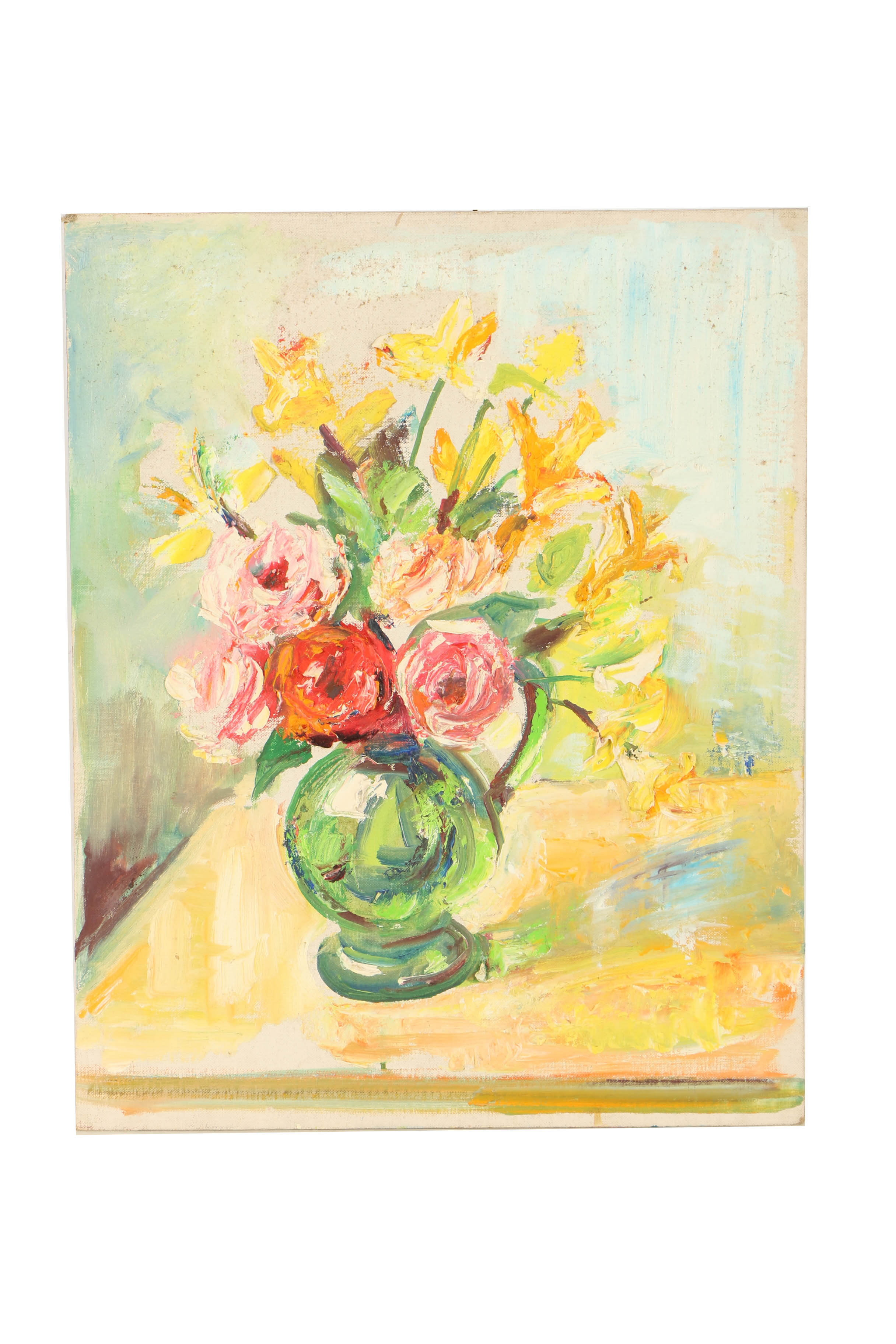 Two Oil Paintings Still Life