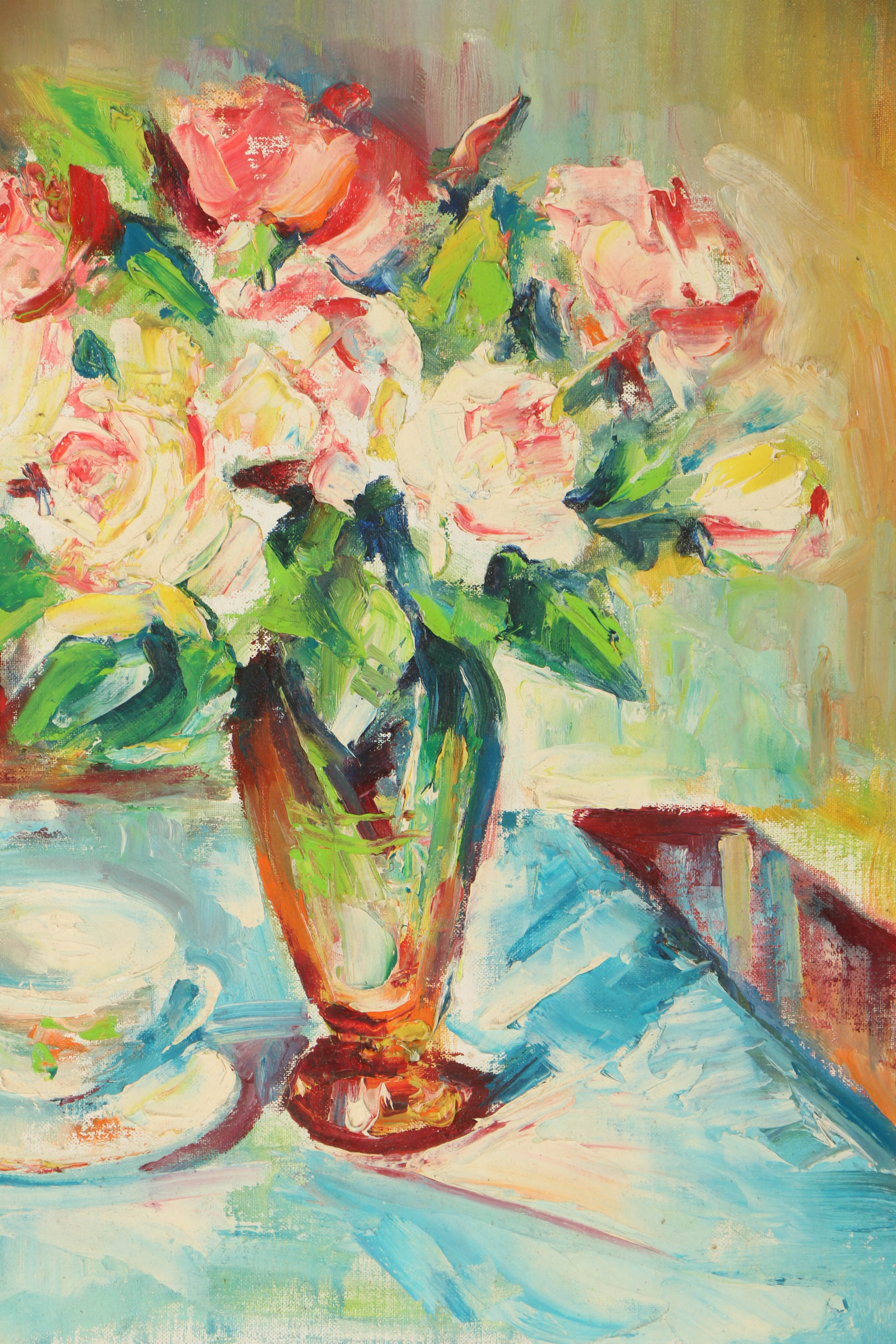 Two Oil Paintings Still Life