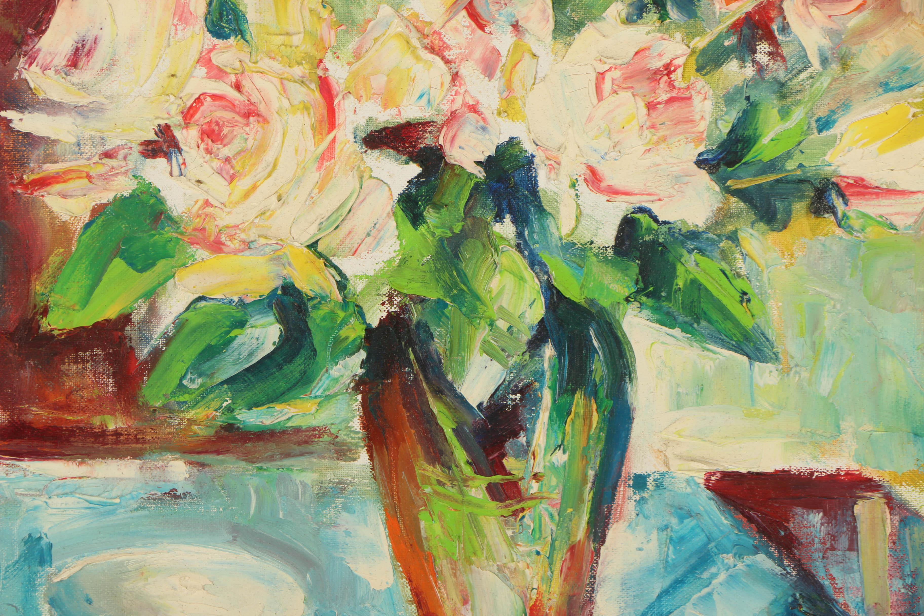 Two Oil Paintings Still Life