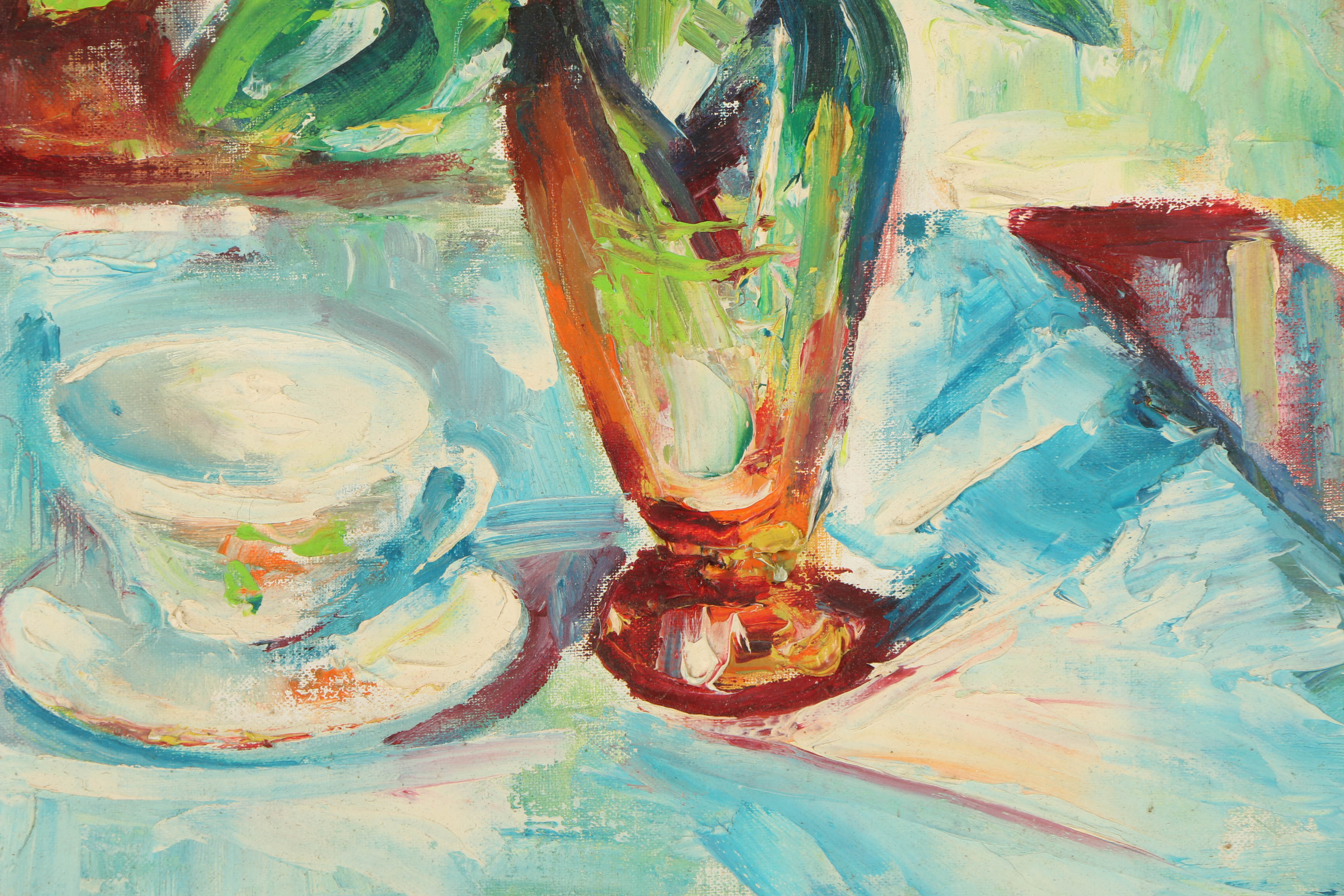 Two Oil Paintings Still Life