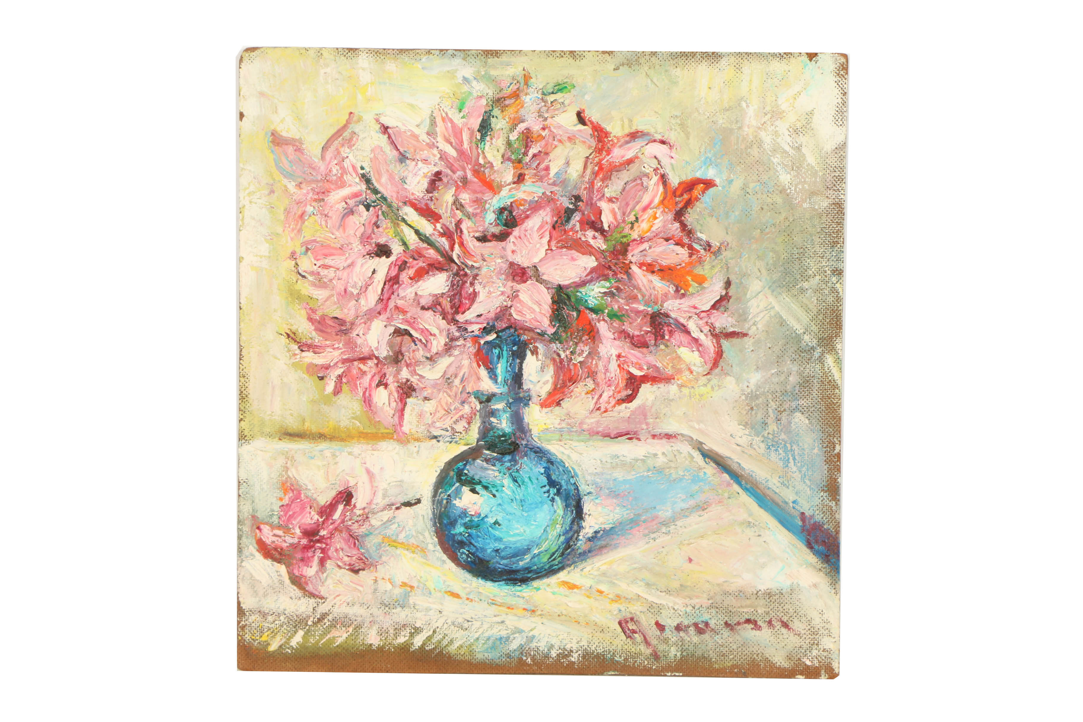 Two Oil Paintings Still Life