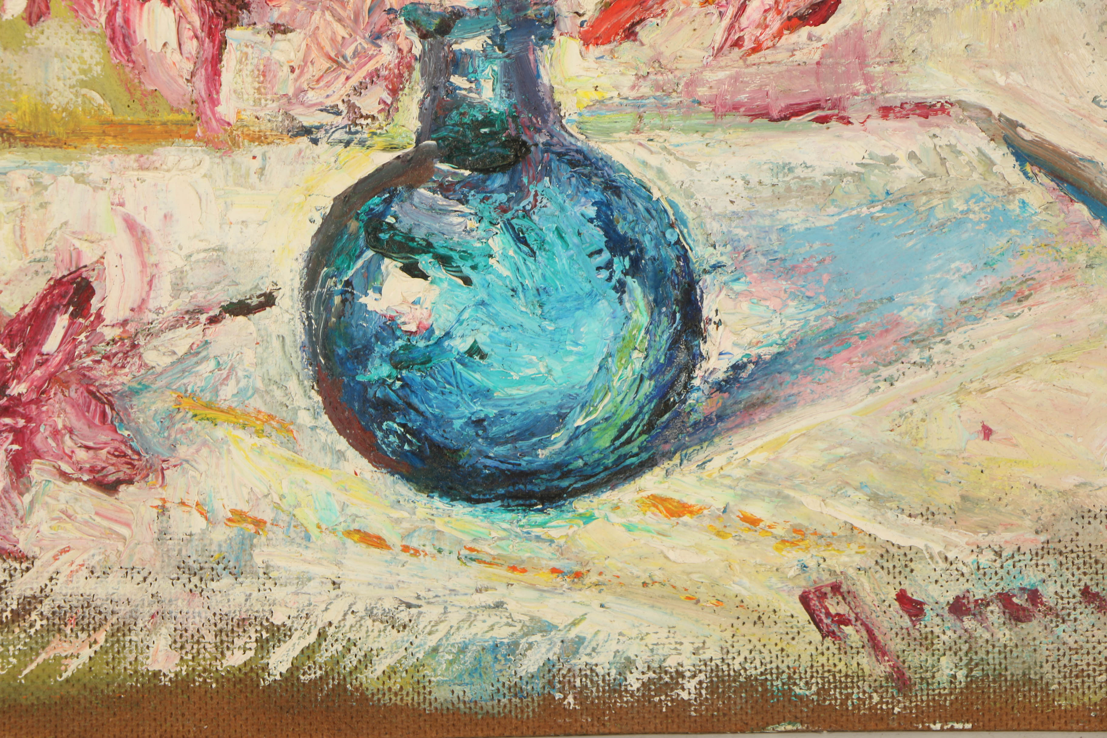 Two Oil Paintings Still Life