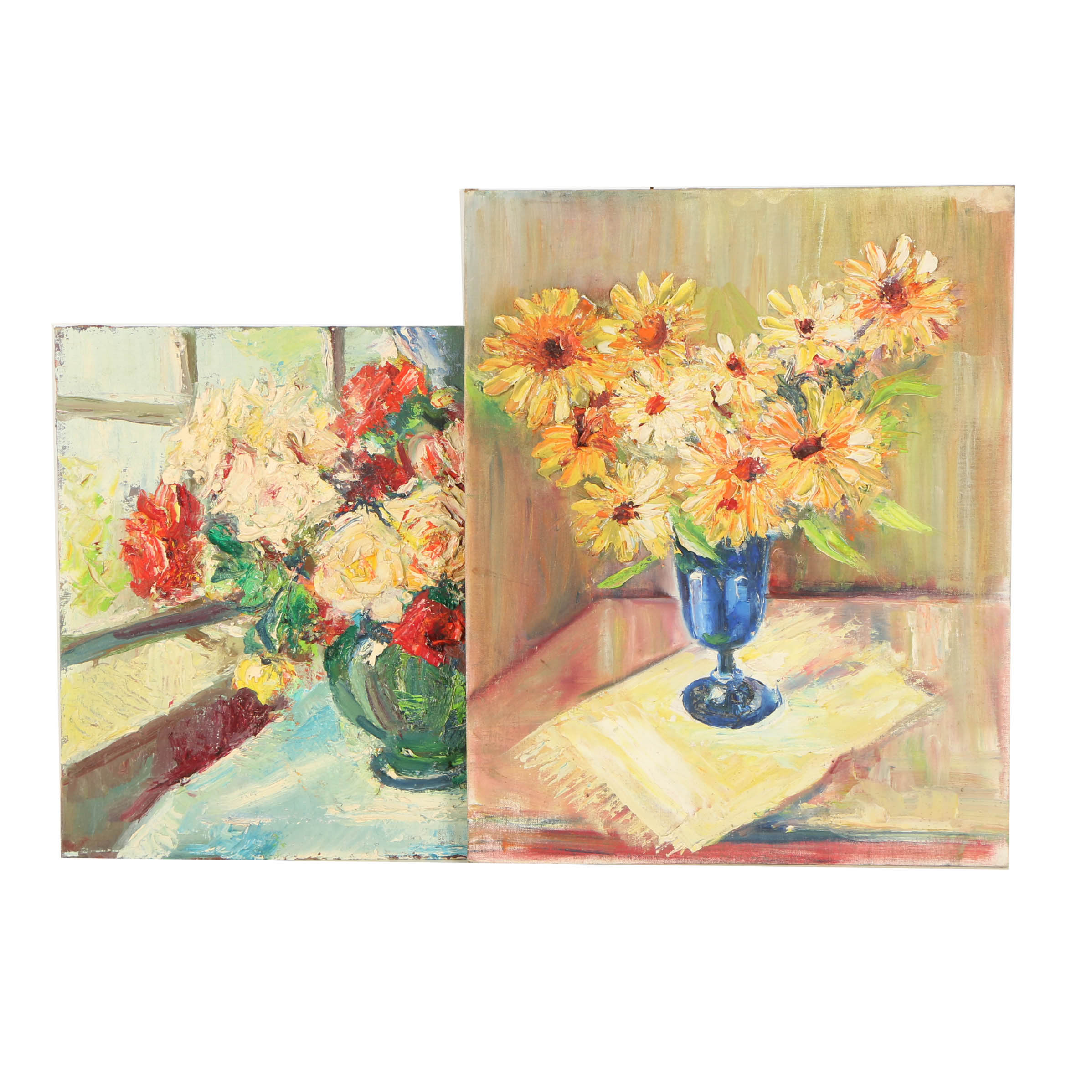 Two 20th Century Oil Paintings