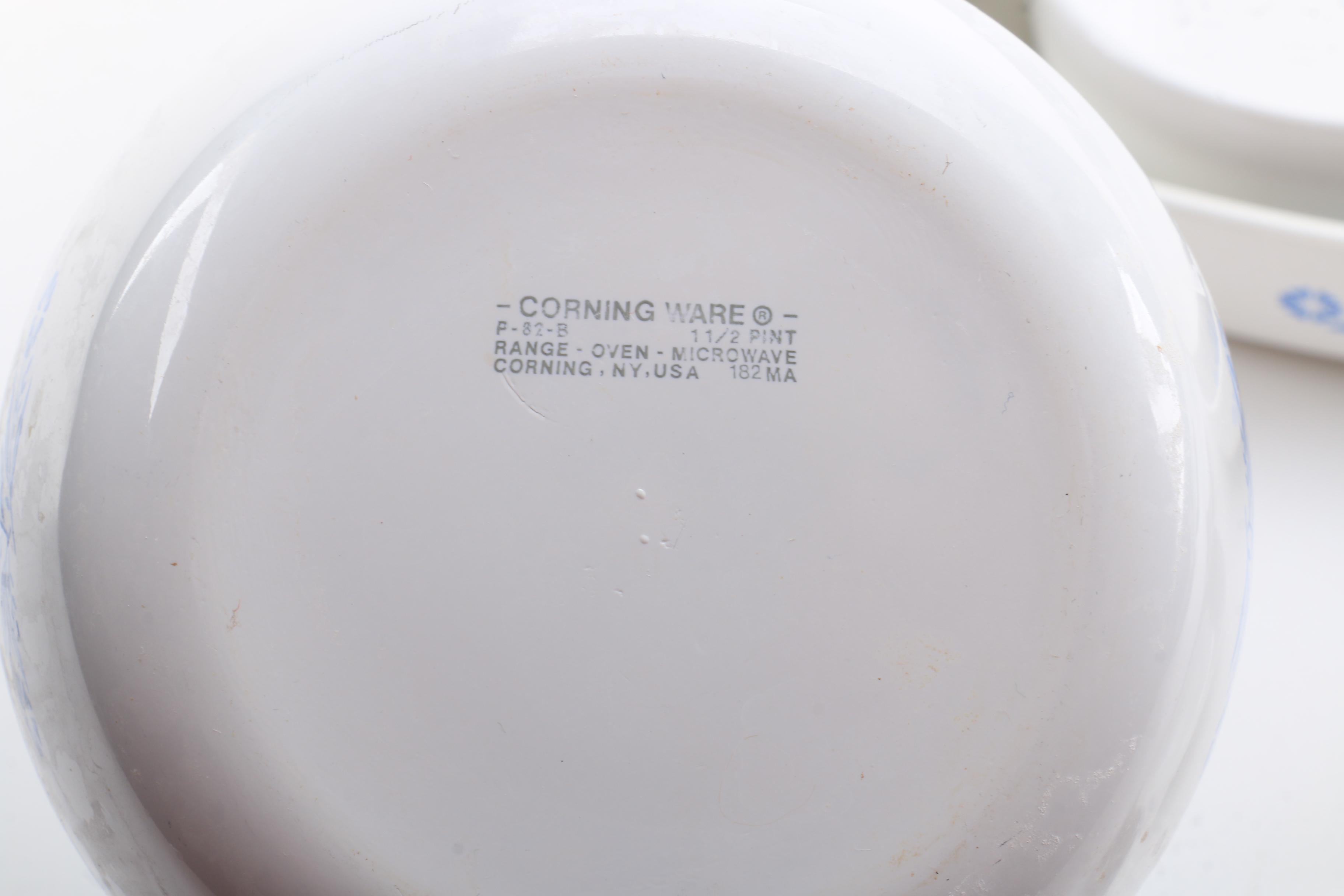 Vintage Corning Ware "Blue Cornflower" Cookware