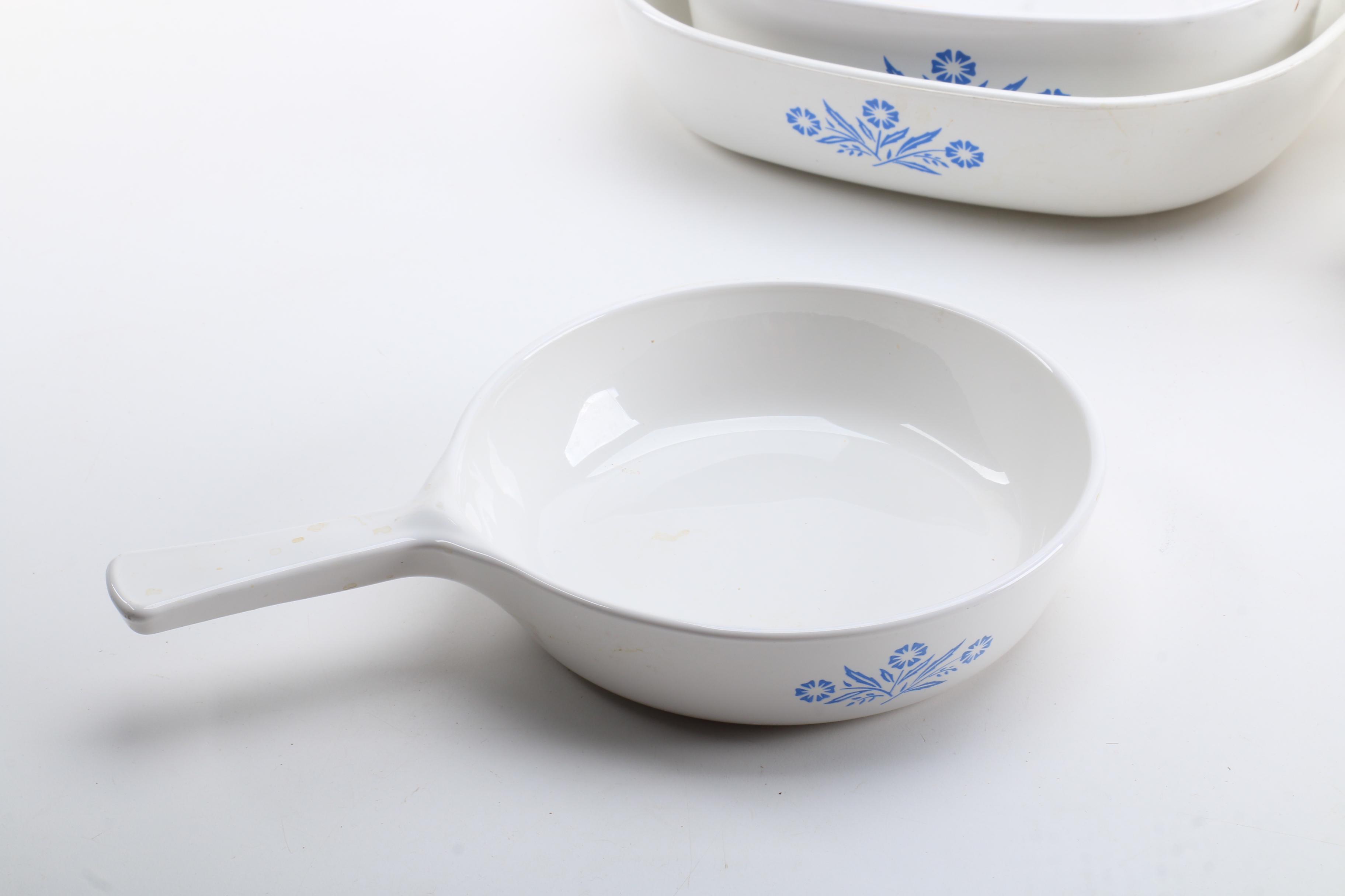 Vintage Corning Ware "Blue Cornflower" Cookware