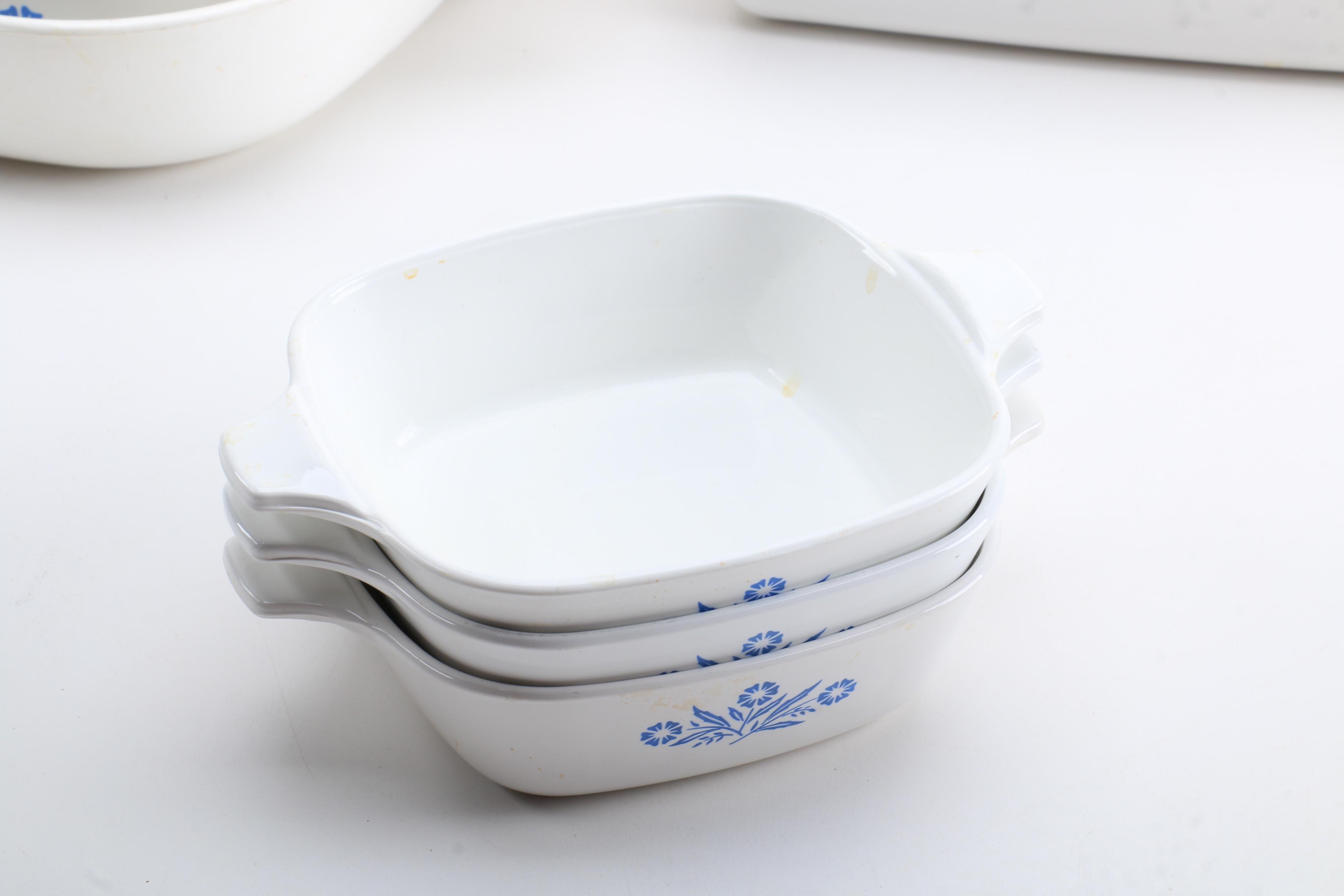 Vintage Corning Ware "Blue Cornflower" Cookware