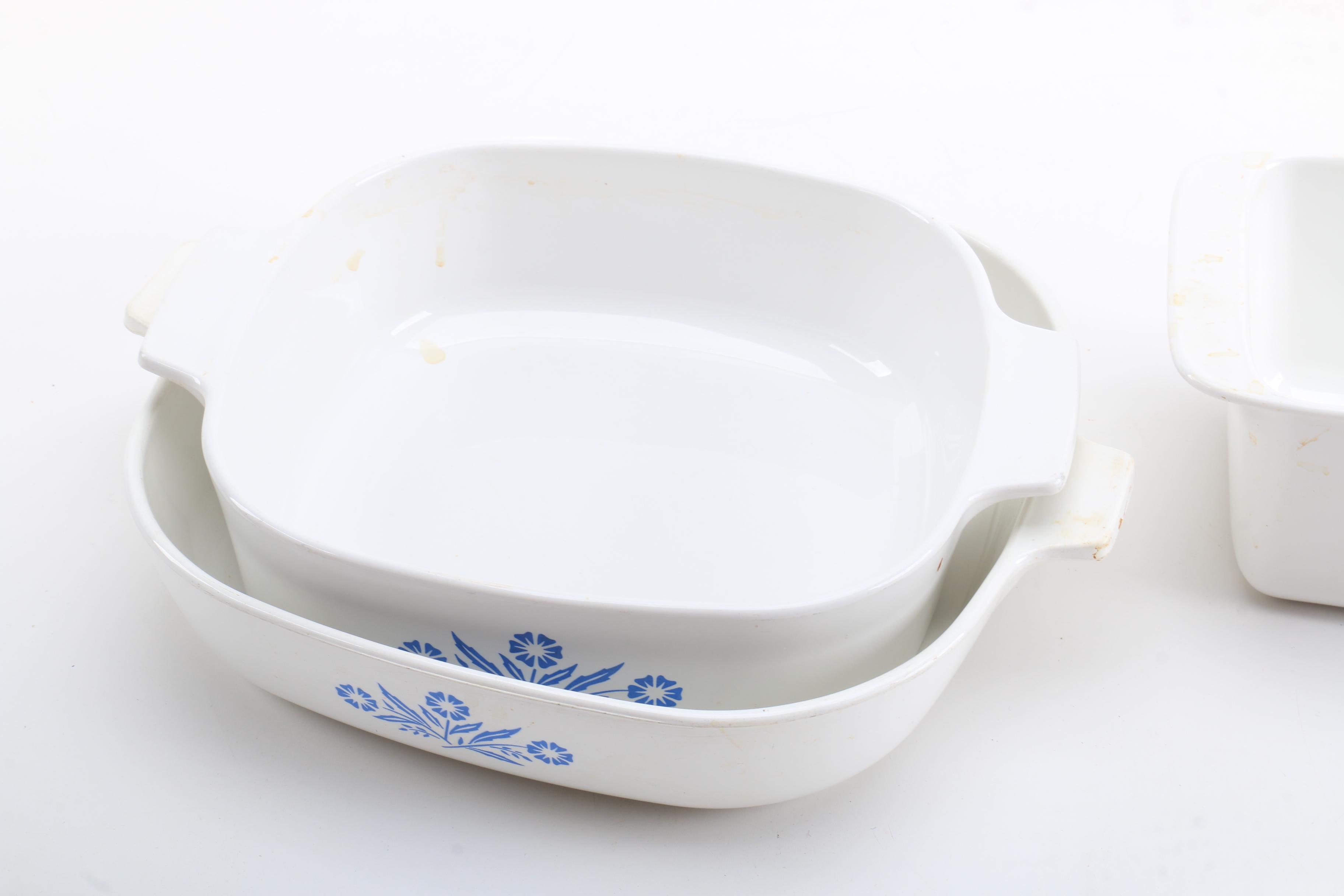 Vintage Corning Ware "Blue Cornflower" Cookware