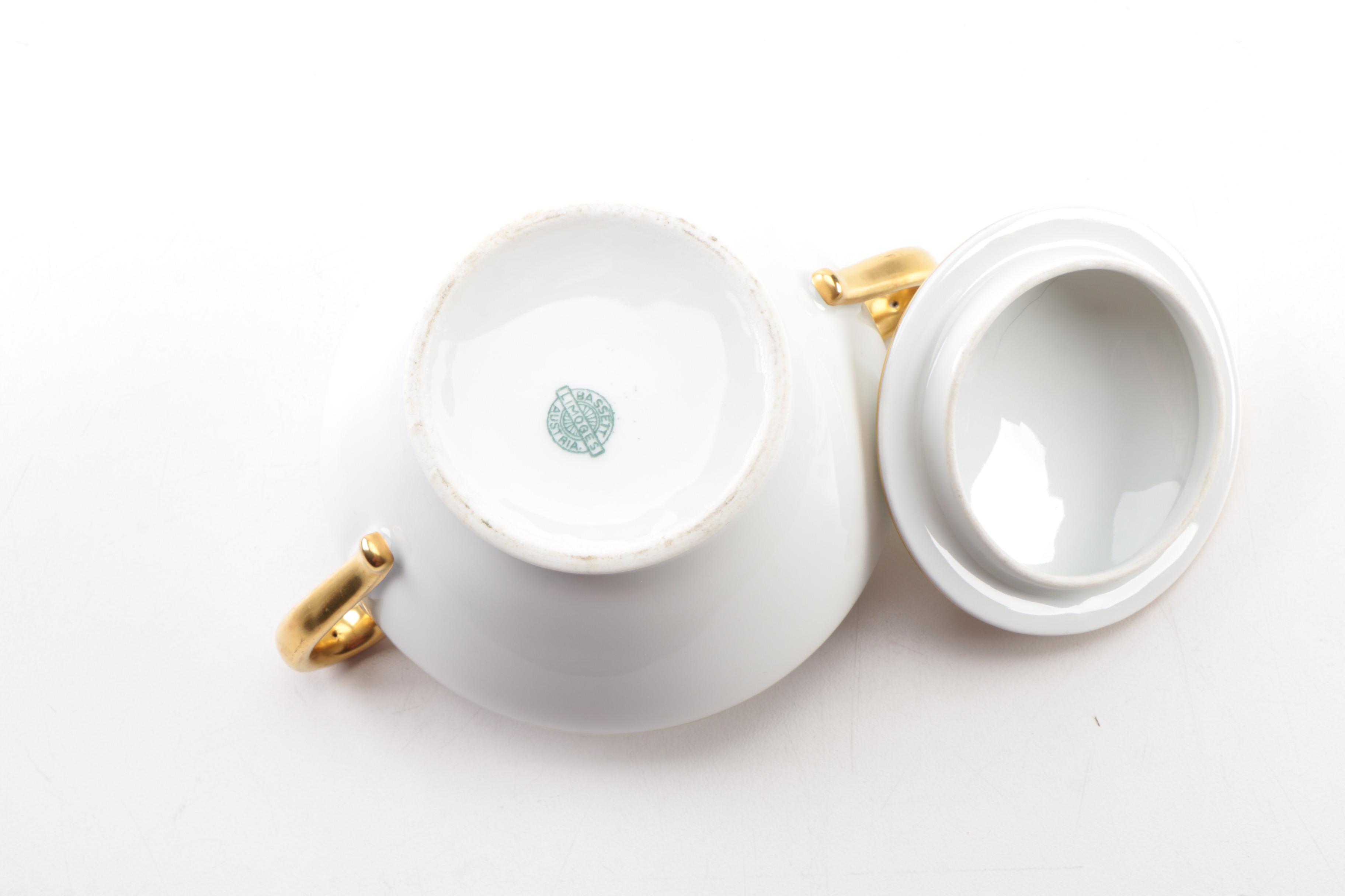 Tressemann & Vogt and Vignaud Freres Limoges Porcelain Dinnerware