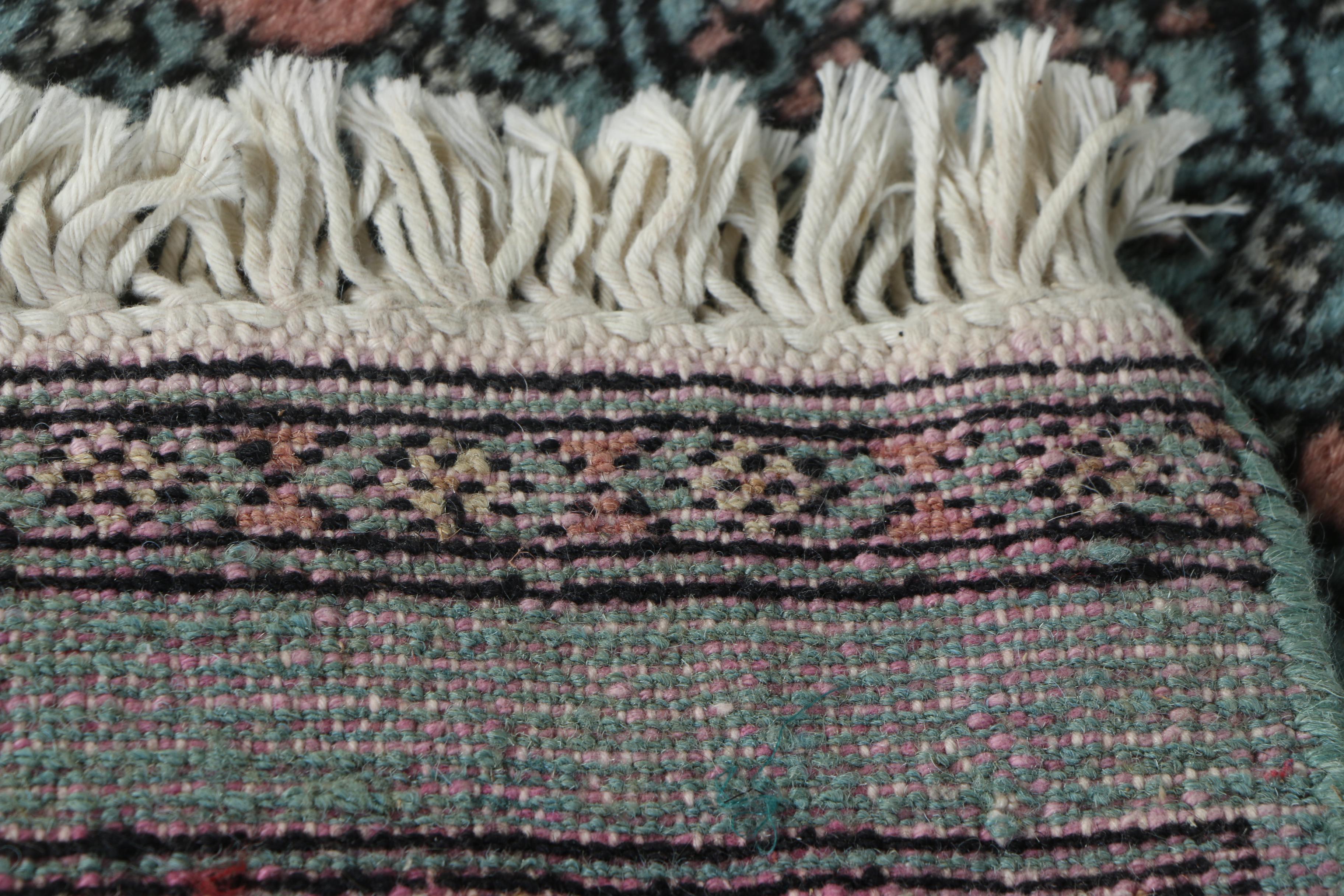 Hand-Knotted Bokhara Area Rug