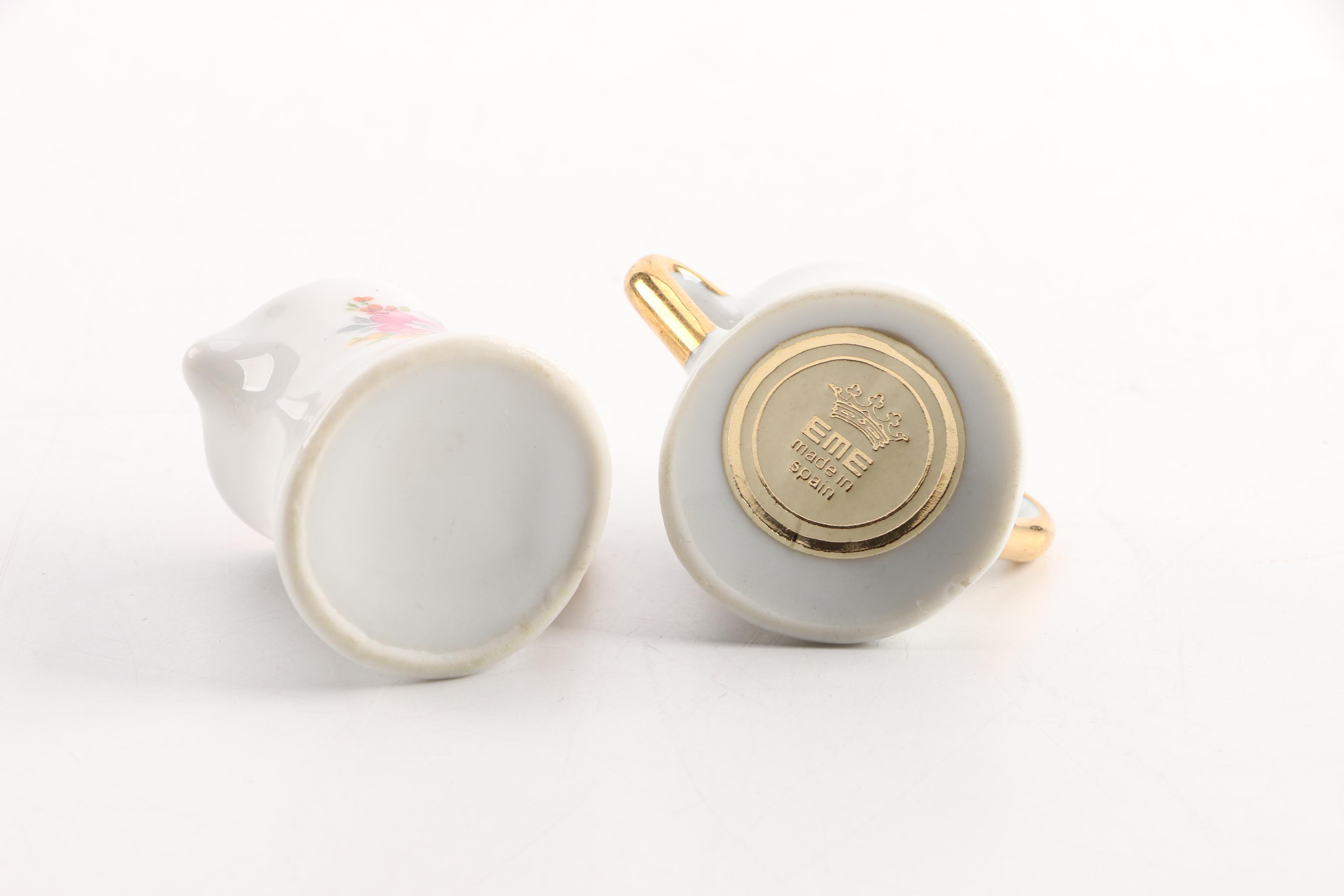 Miniature Doll House Decor Featuring Limoges, EME, Delfts and More