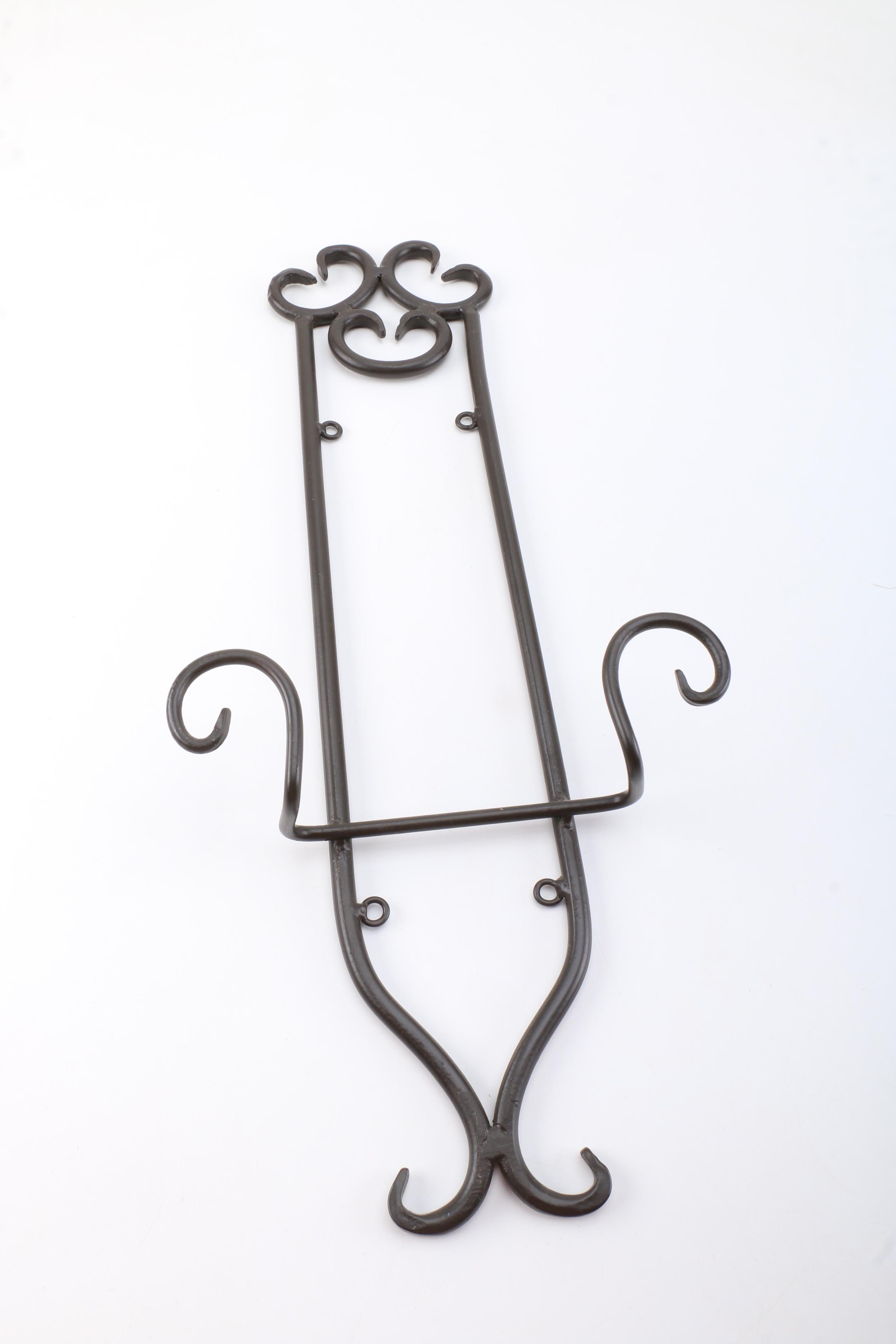 Pietra Dura Inlaid Marble Plaque with Stand