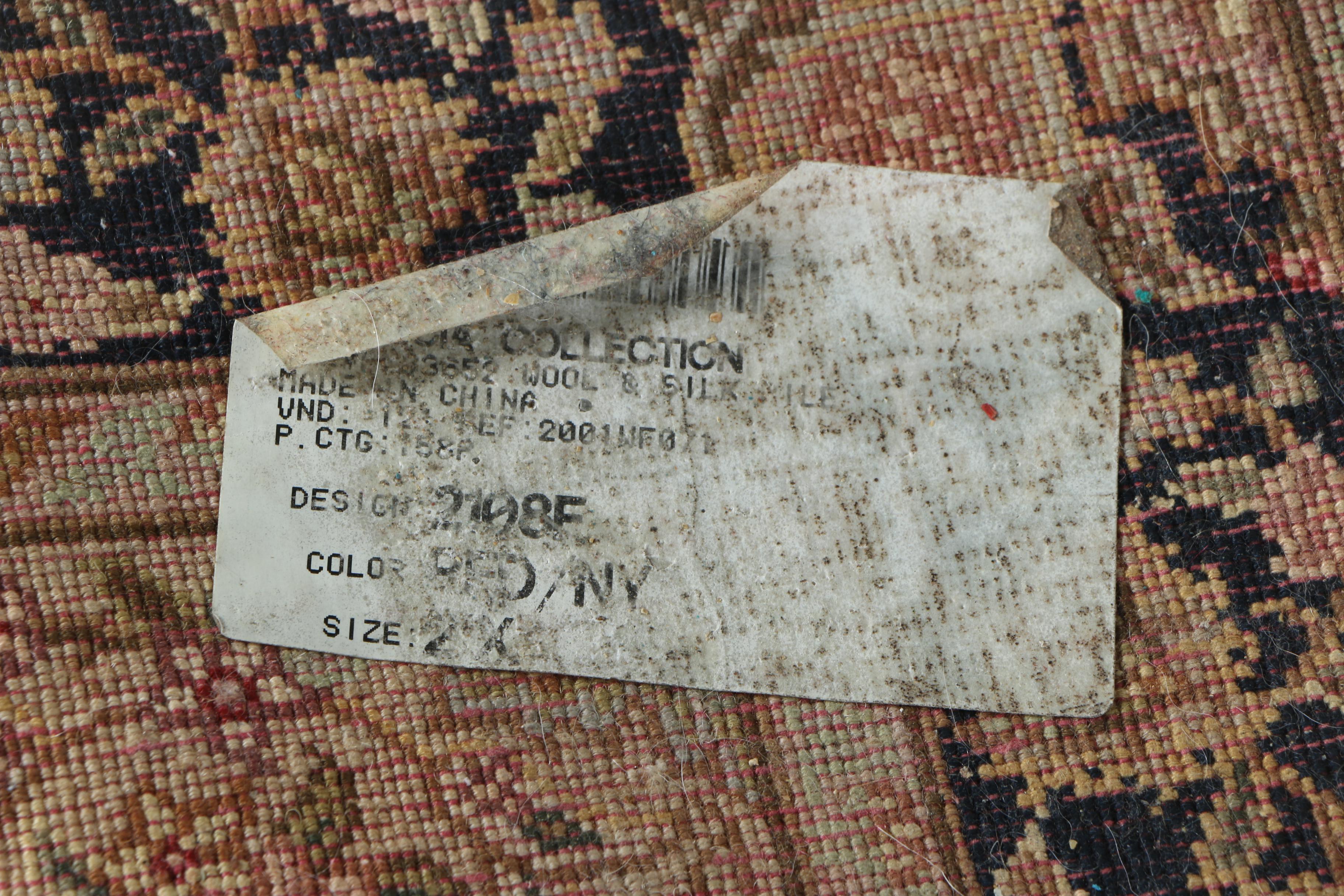 Hand-Knotted Sino-Persian Wool and Silk Accent Rugs