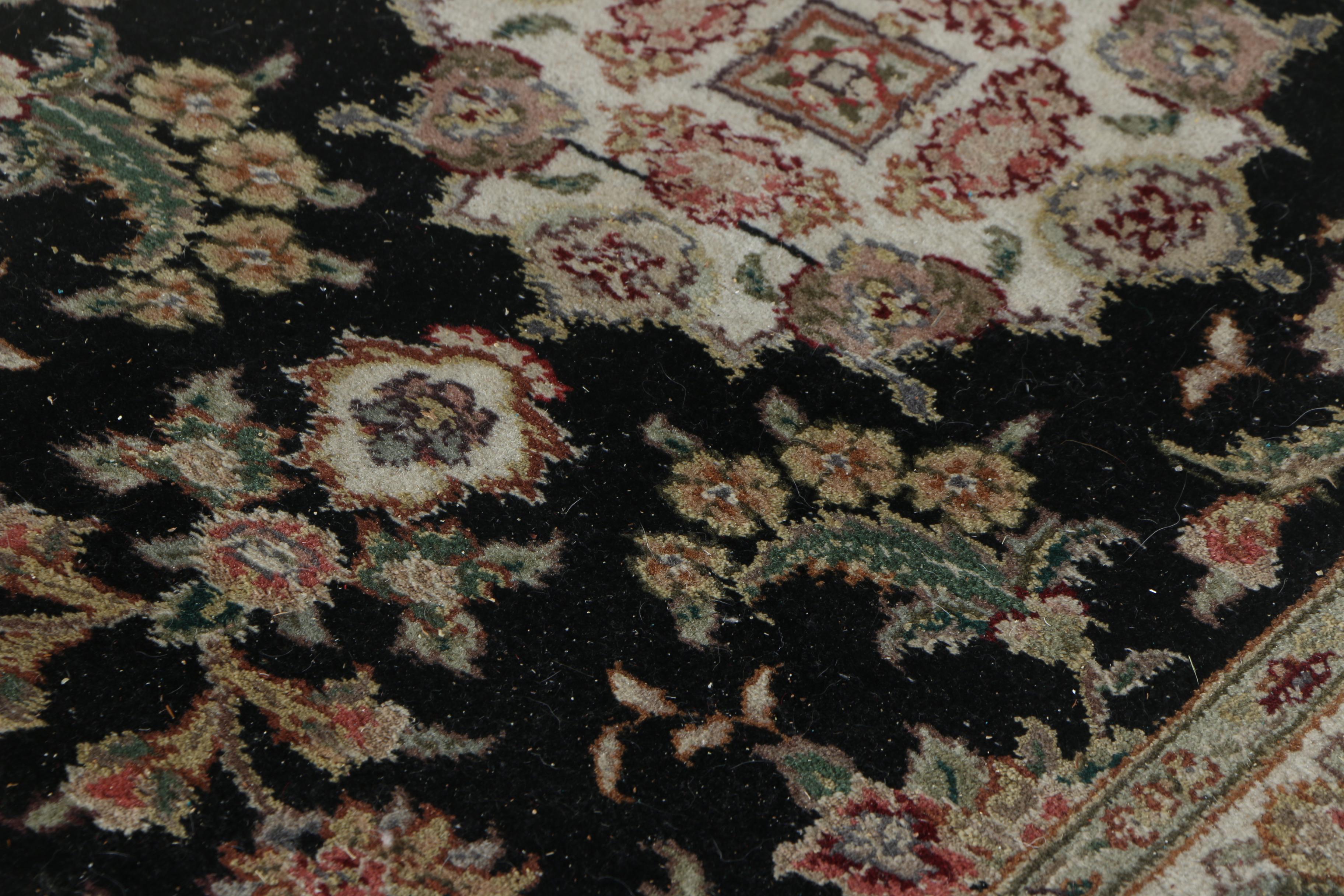 Hand-Knotted Sino-Persian Wool and Silk Accent Rugs