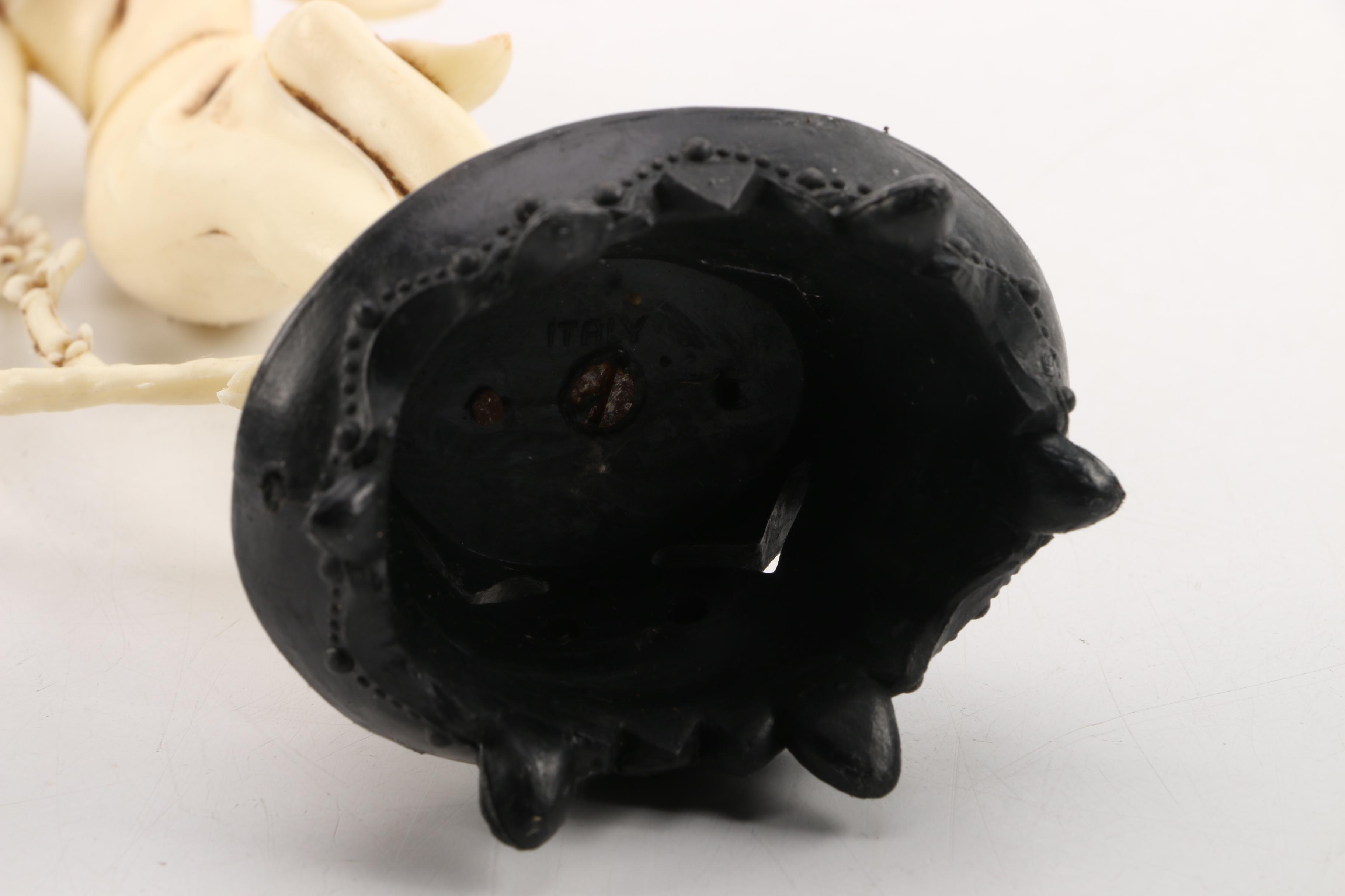 Chinese Inspired Figurines and Carved Cork Diorama