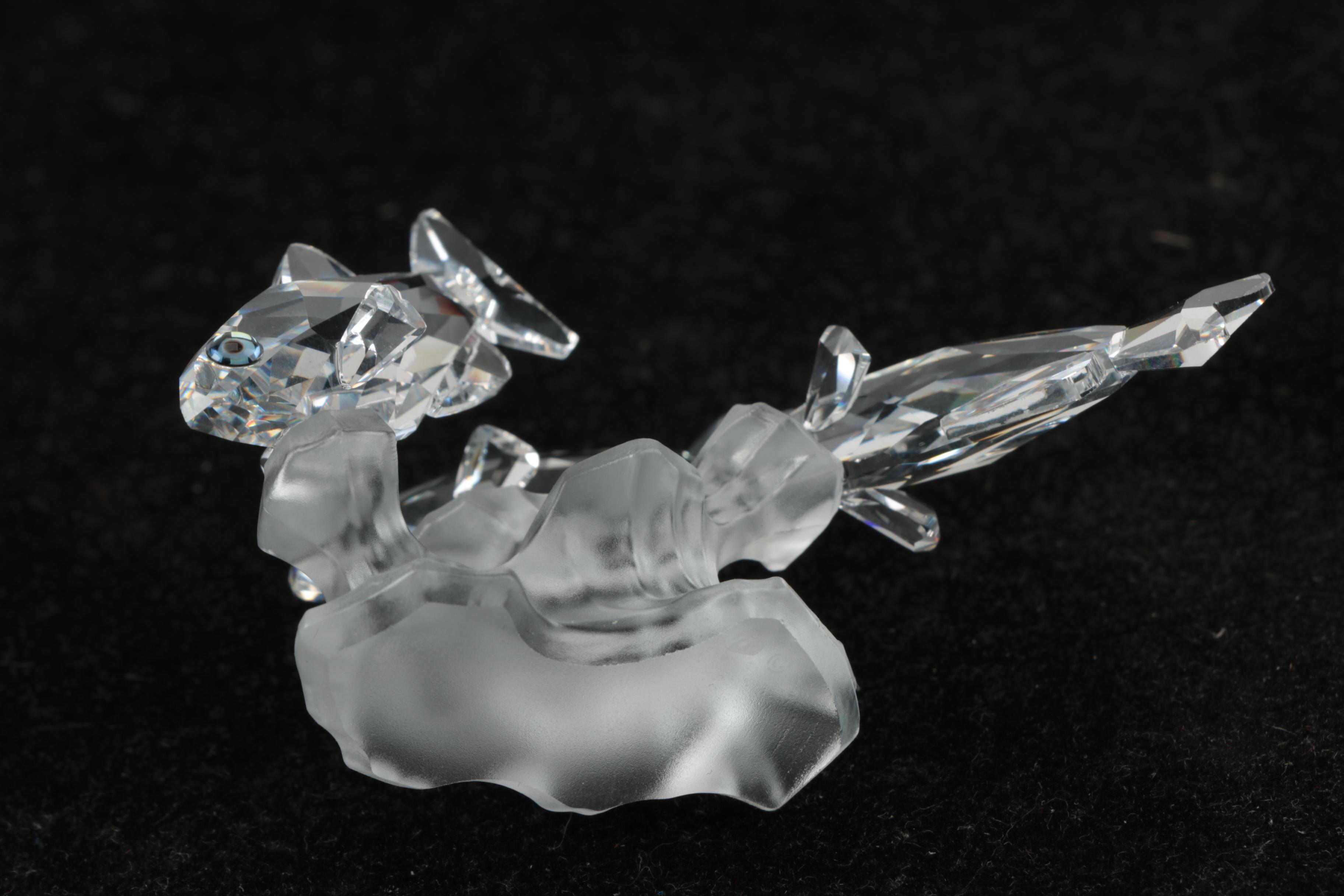 Pair of Swarovski Crystal Figurines