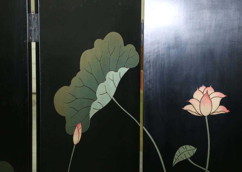 Chinese Lacquered Room Divider