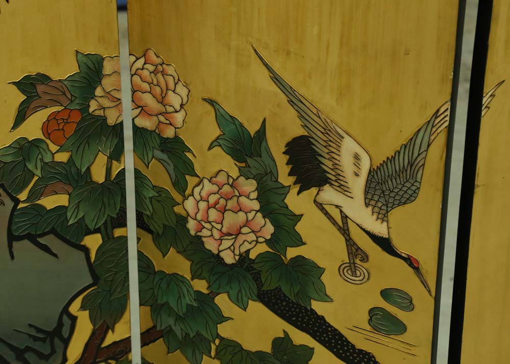 Chinese Lacquered Room Divider