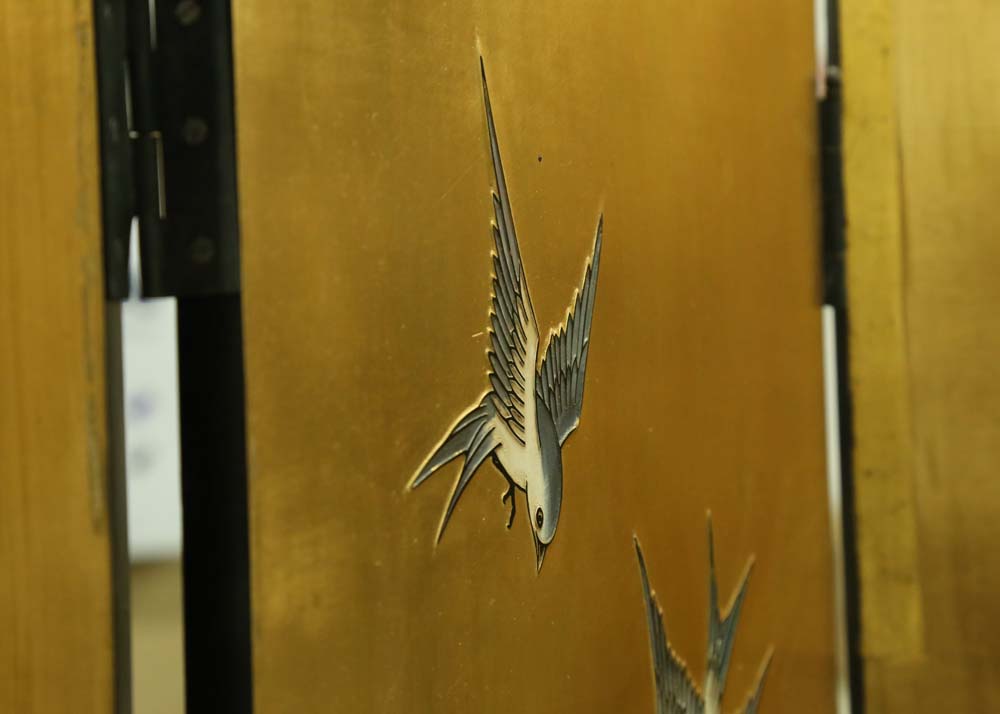 Chinese Lacquered Room Divider