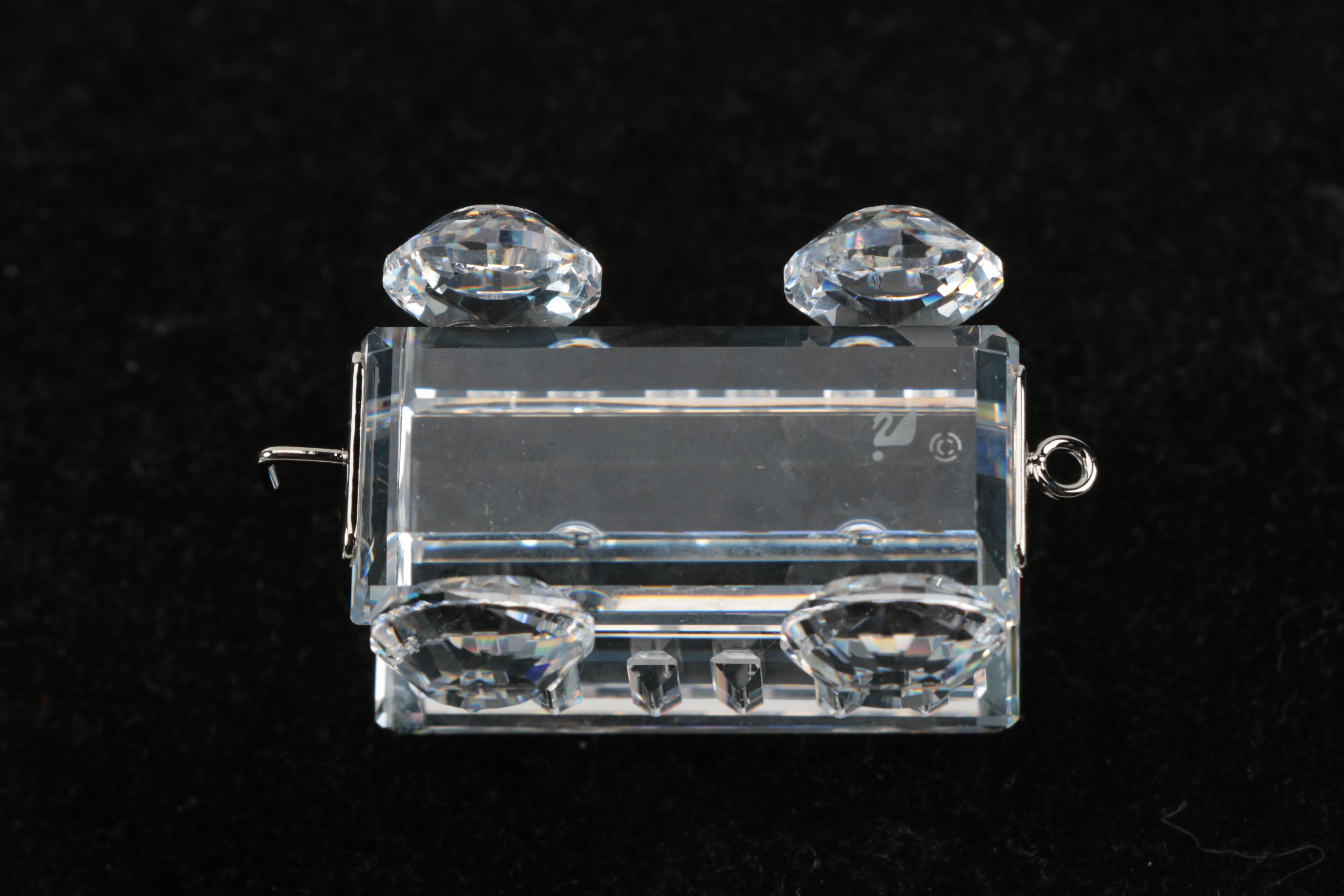 Seven-Piece Swarovski Crystal Train Figurine Set