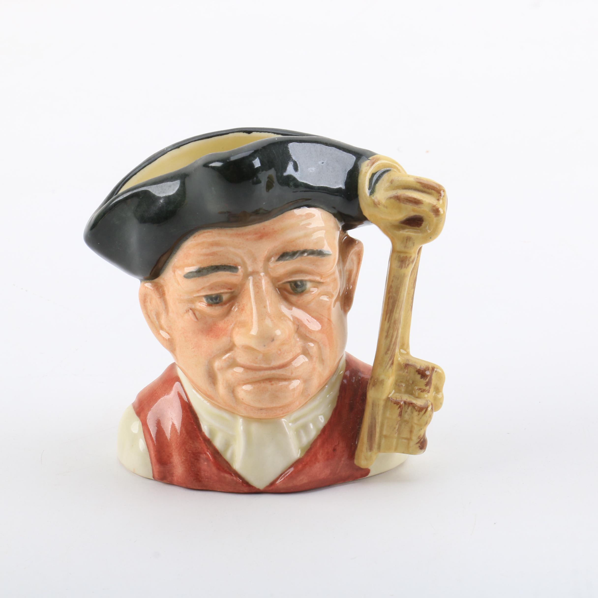 Vintage Royal Doulton Ceramic Toby Character "Gaster" Jug