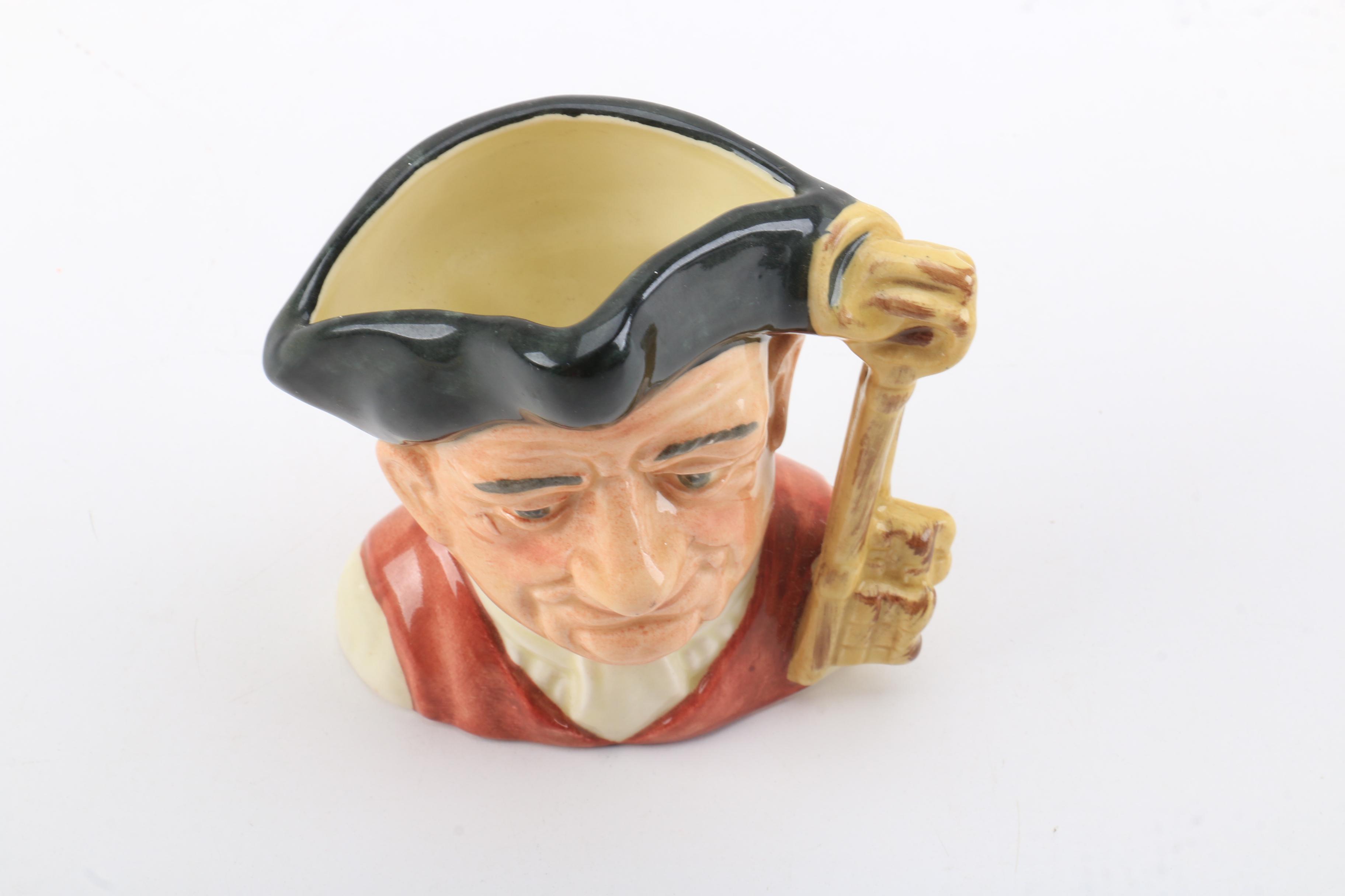 Vintage Royal Doulton Ceramic Toby Character "Gaster" Jug