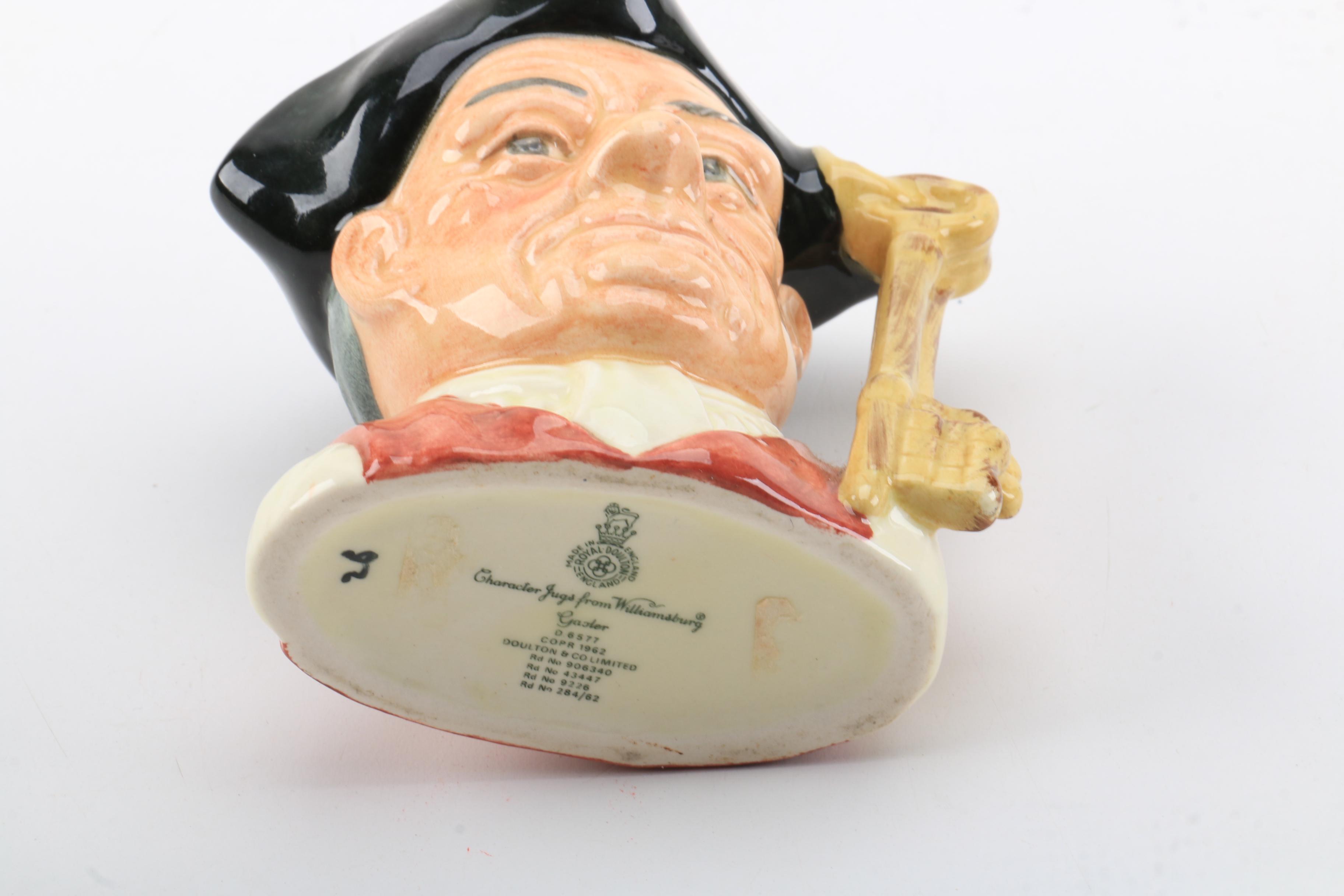 Vintage Royal Doulton Ceramic Toby Character "Gaster" Jug