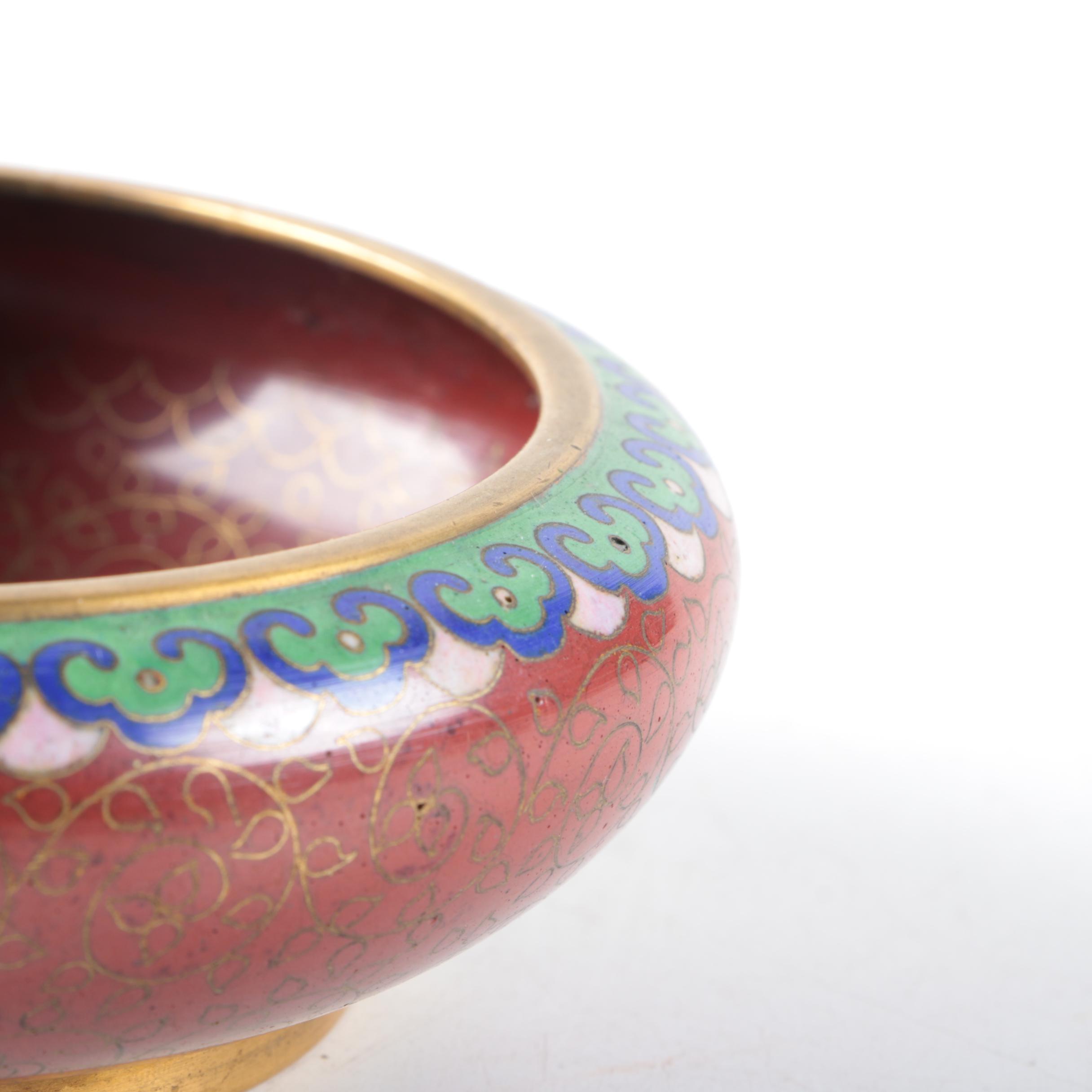 Venetian Glass and Chinese Cloisonné Trinket Dishes