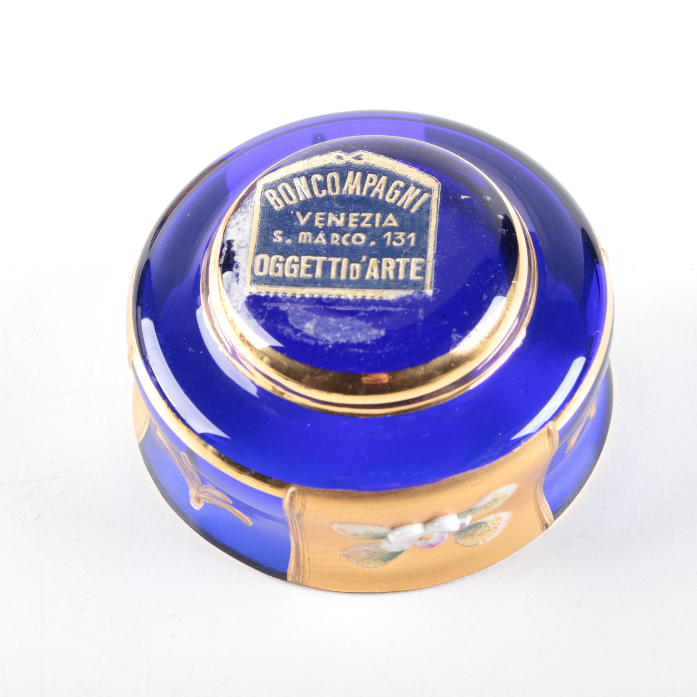 Venetian Glass and Chinese Cloisonné Trinket Dishes