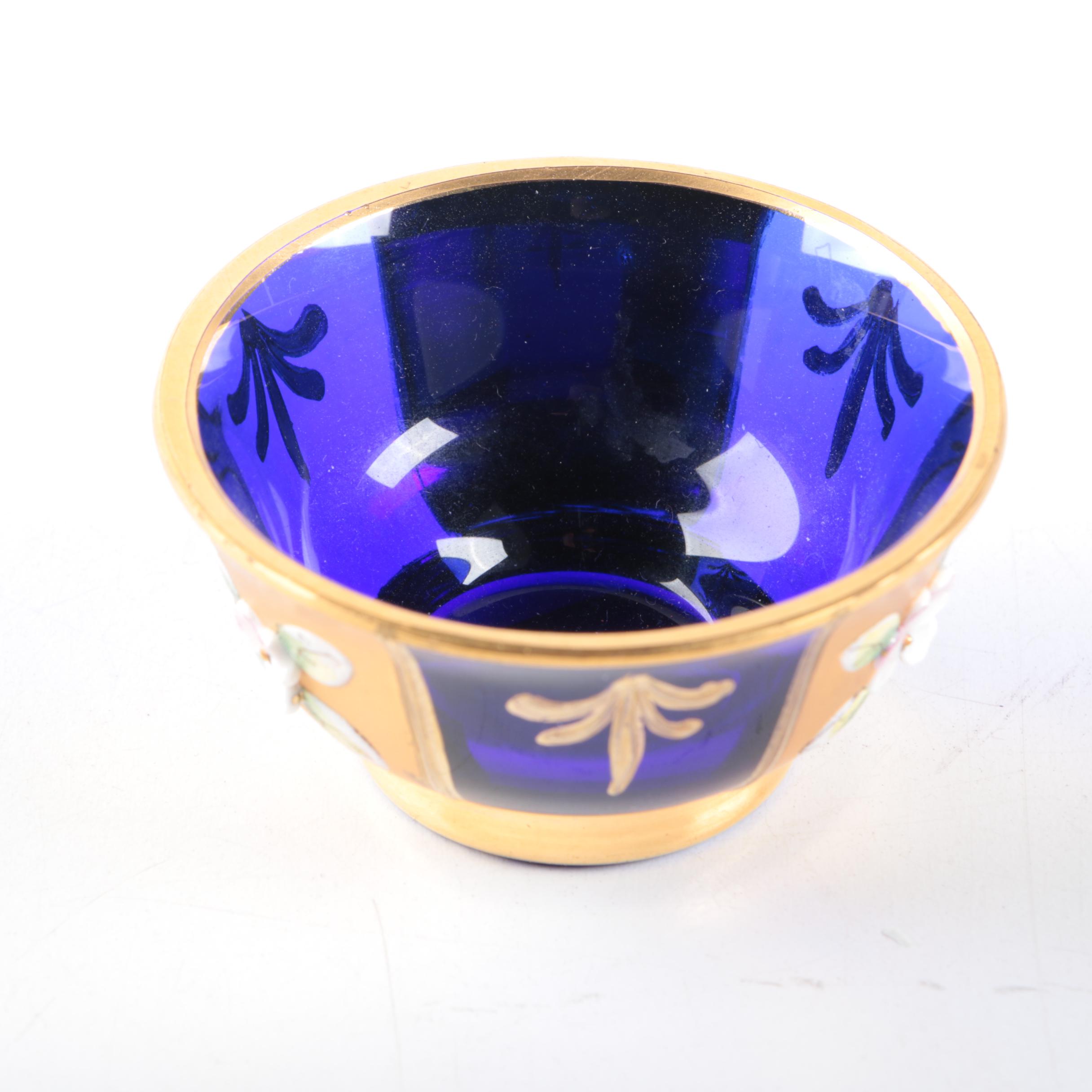 Venetian Glass and Chinese Cloisonné Trinket Dishes