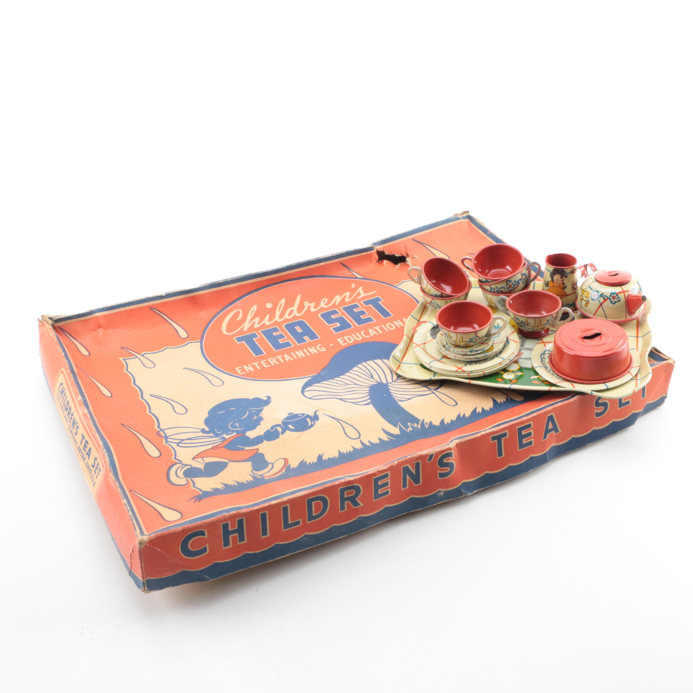 Vintage Child's Tea Set