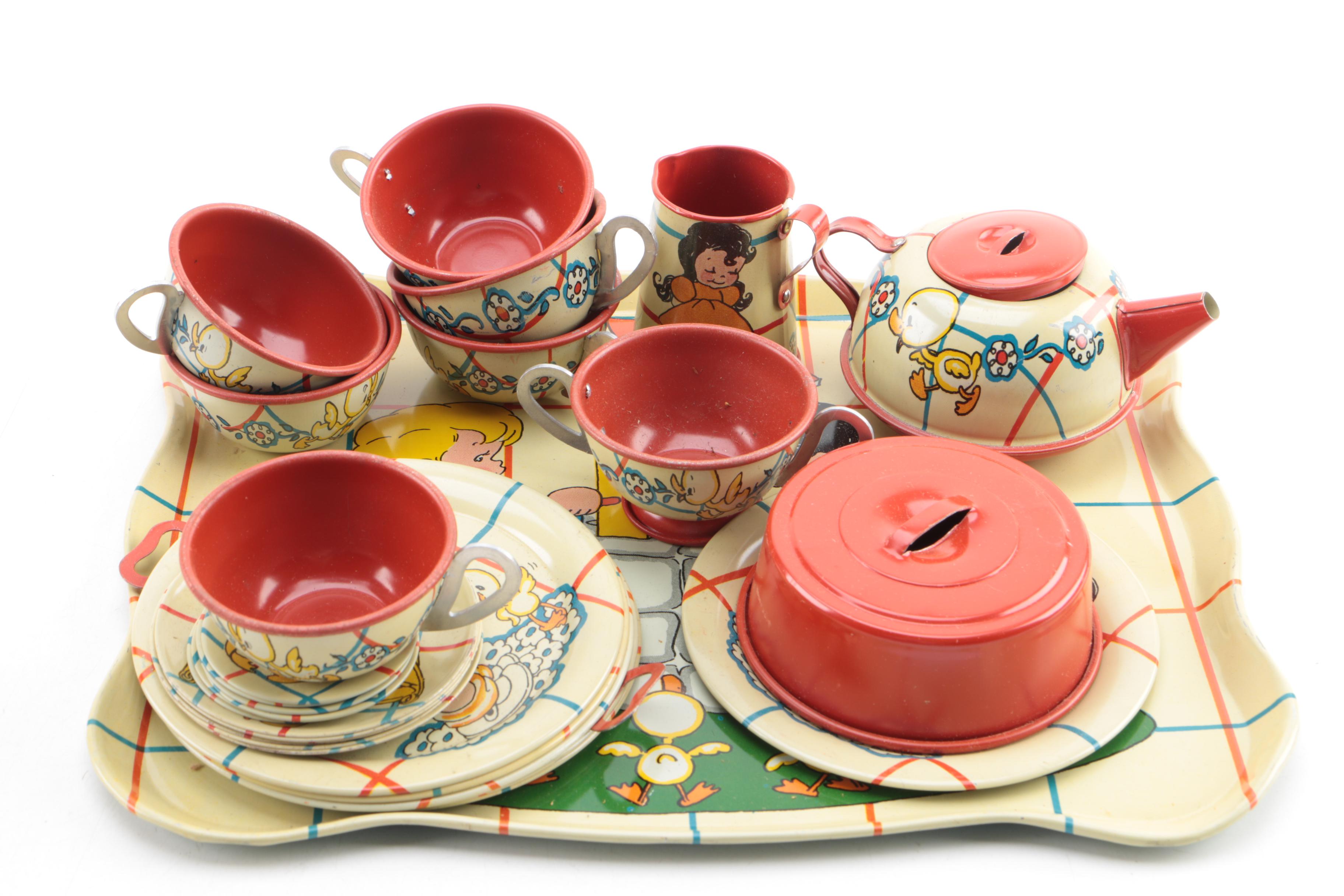 Vintage Child's Tea Set