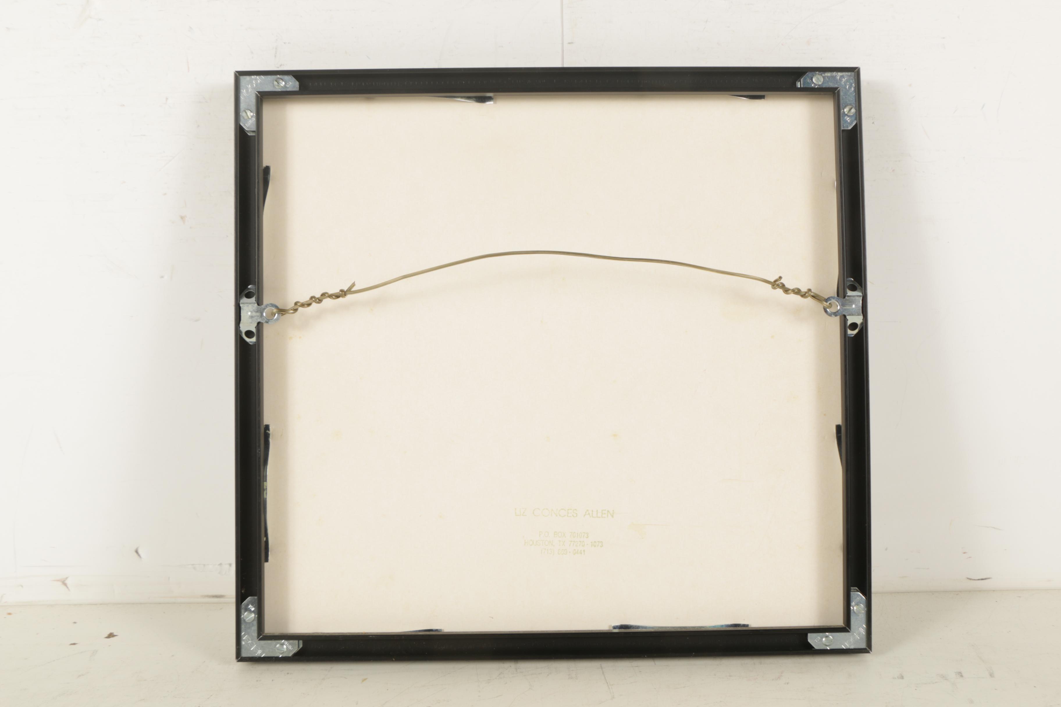 Liz Conces Allen Limited Edition Serigraph "Whirlygig"