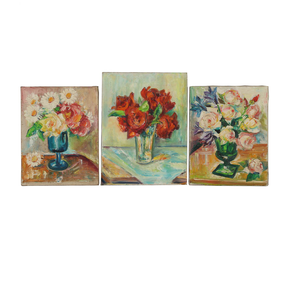 Three 20th Century Oil Paintings