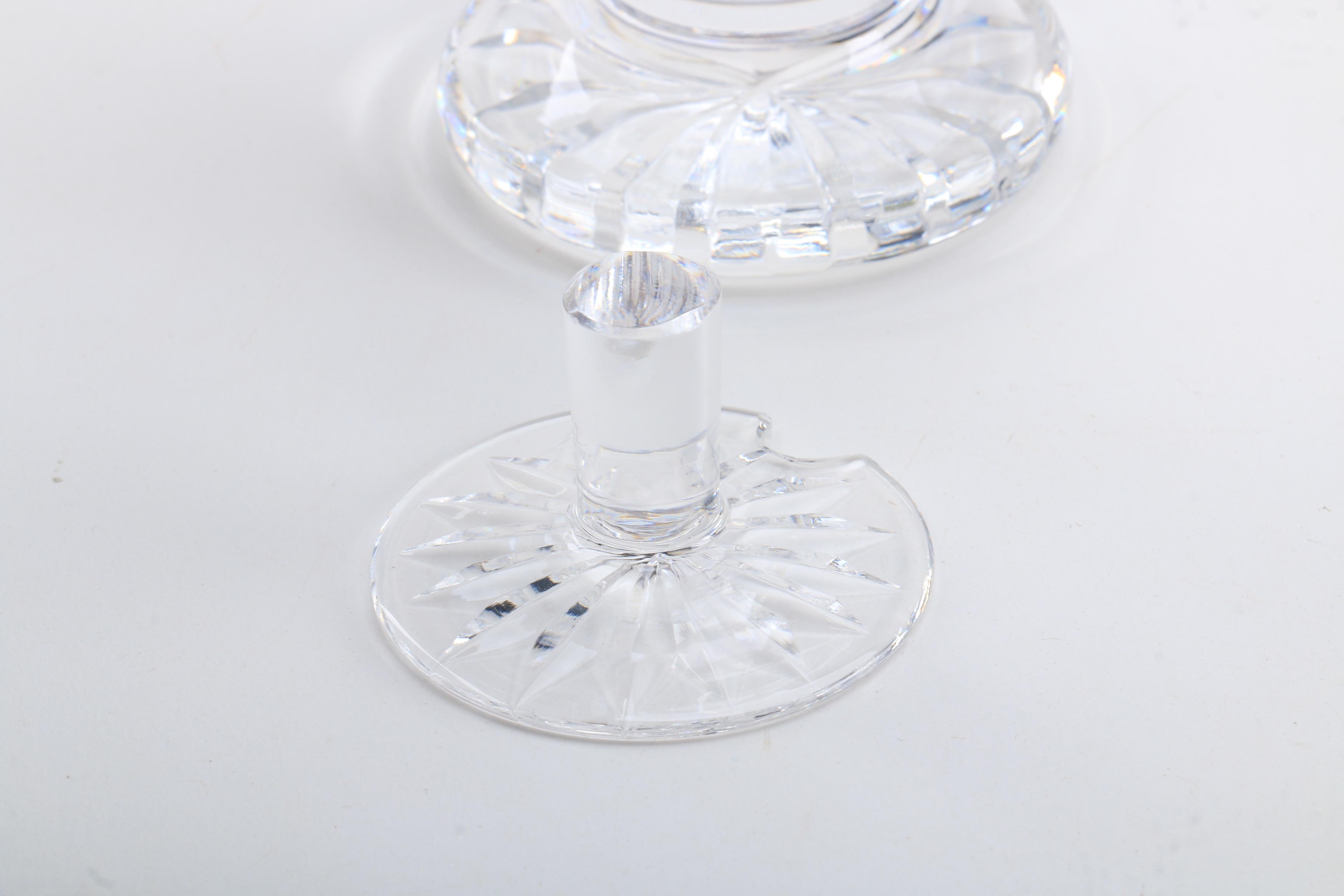Waterford Crystal Covered Condiment Jars