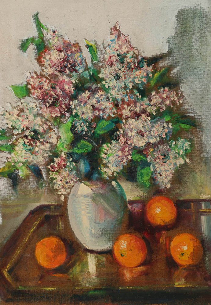 Two Mid-20th-Century Oil Paintings Attributed to Kathryn Tauber