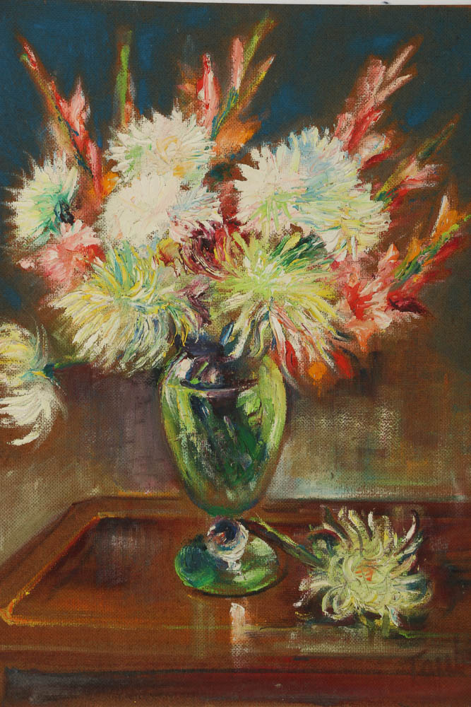 Two Mid-20th-Century Oil Paintings Attributed to Kathryn Tauber