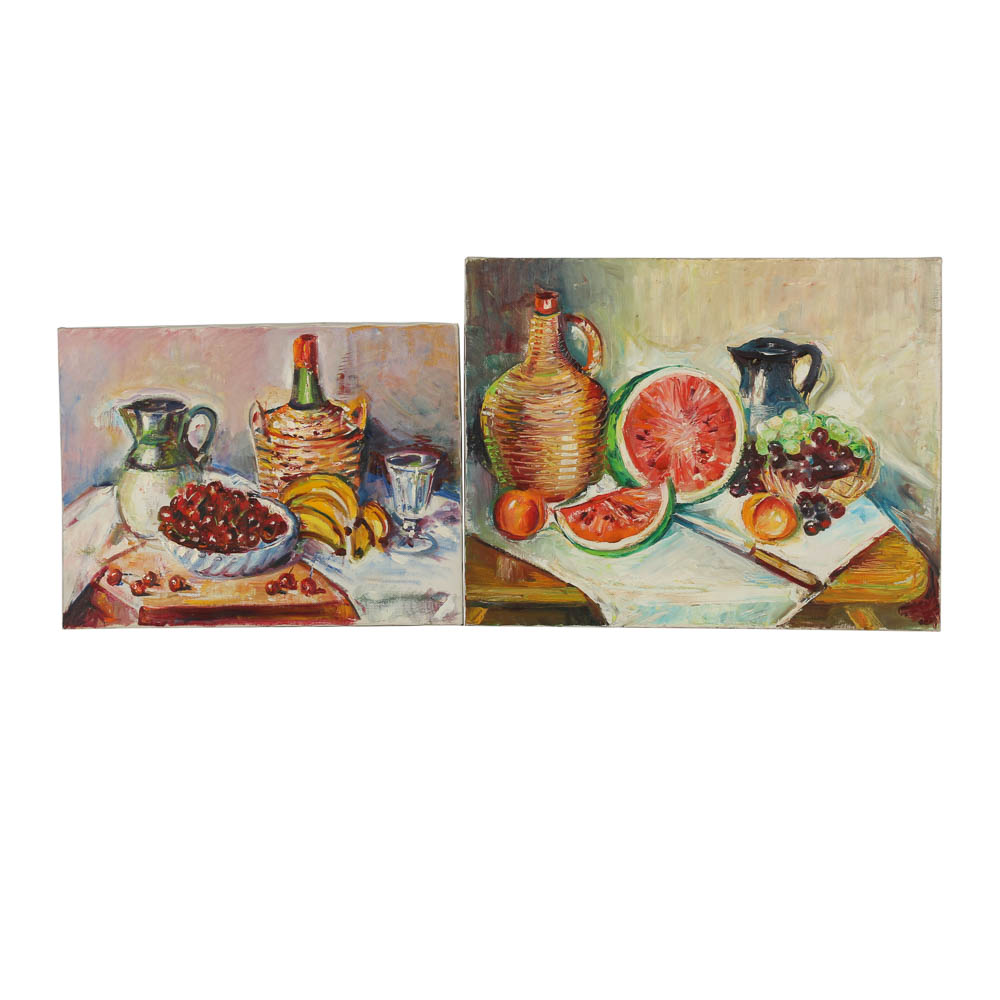 Two Mid-20th-Century Oil Paintings