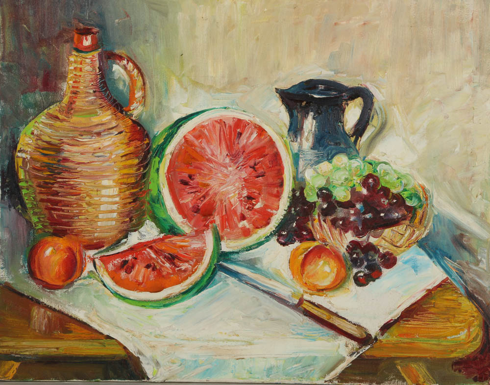 Two Mid-20th-Century Oil Paintings