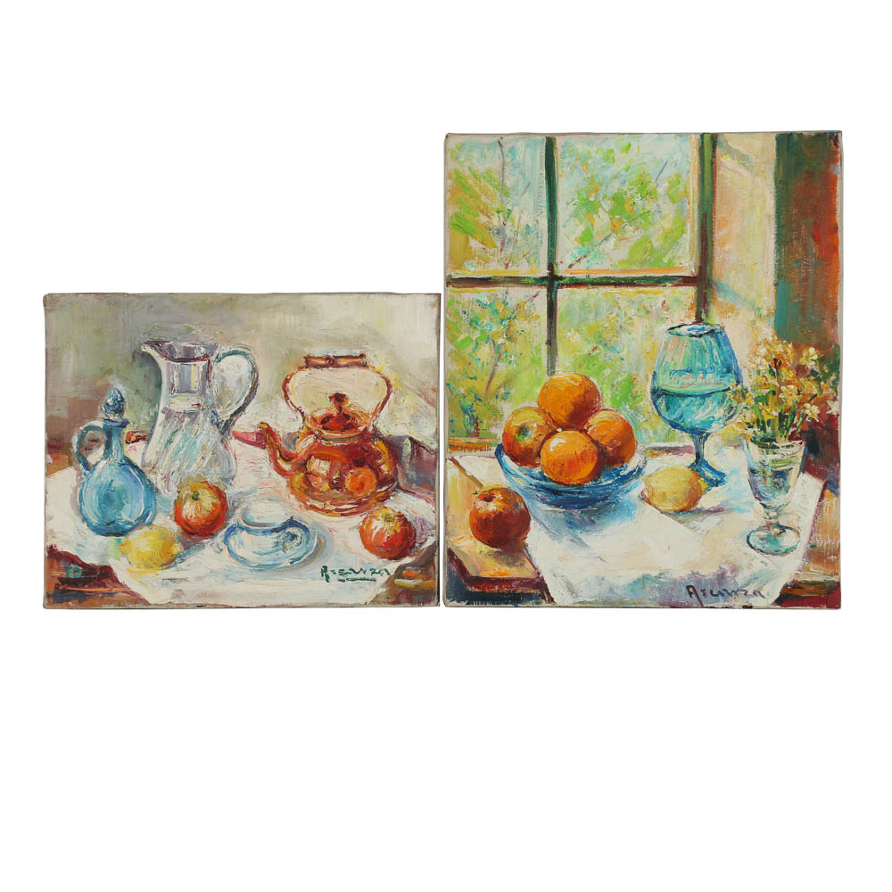 Two Fernando Ruiz de Ascarza Oil Paintings