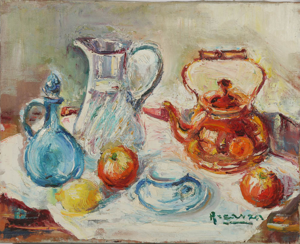 Two Fernando Ruiz de Ascarza Oil Paintings