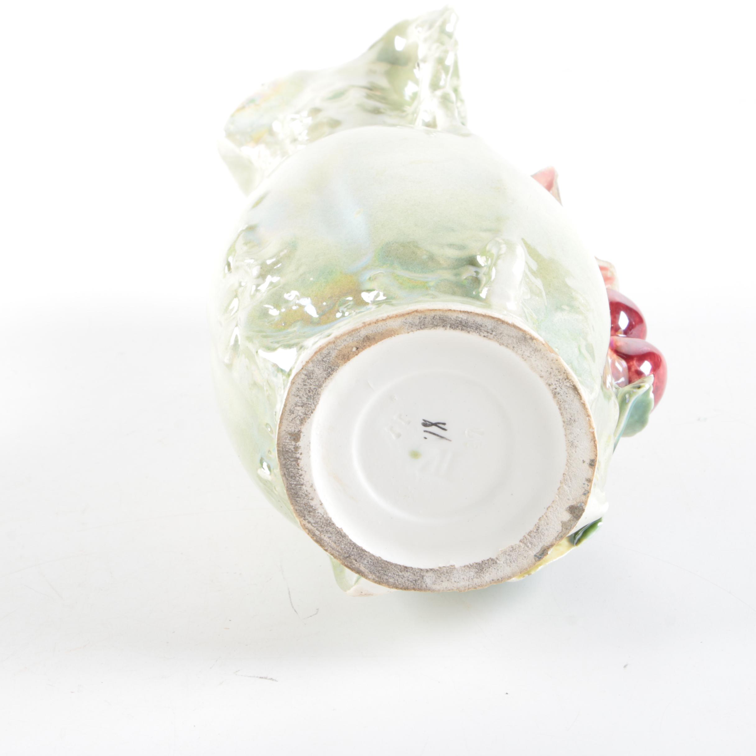 Floral Motif Ceramic Vases