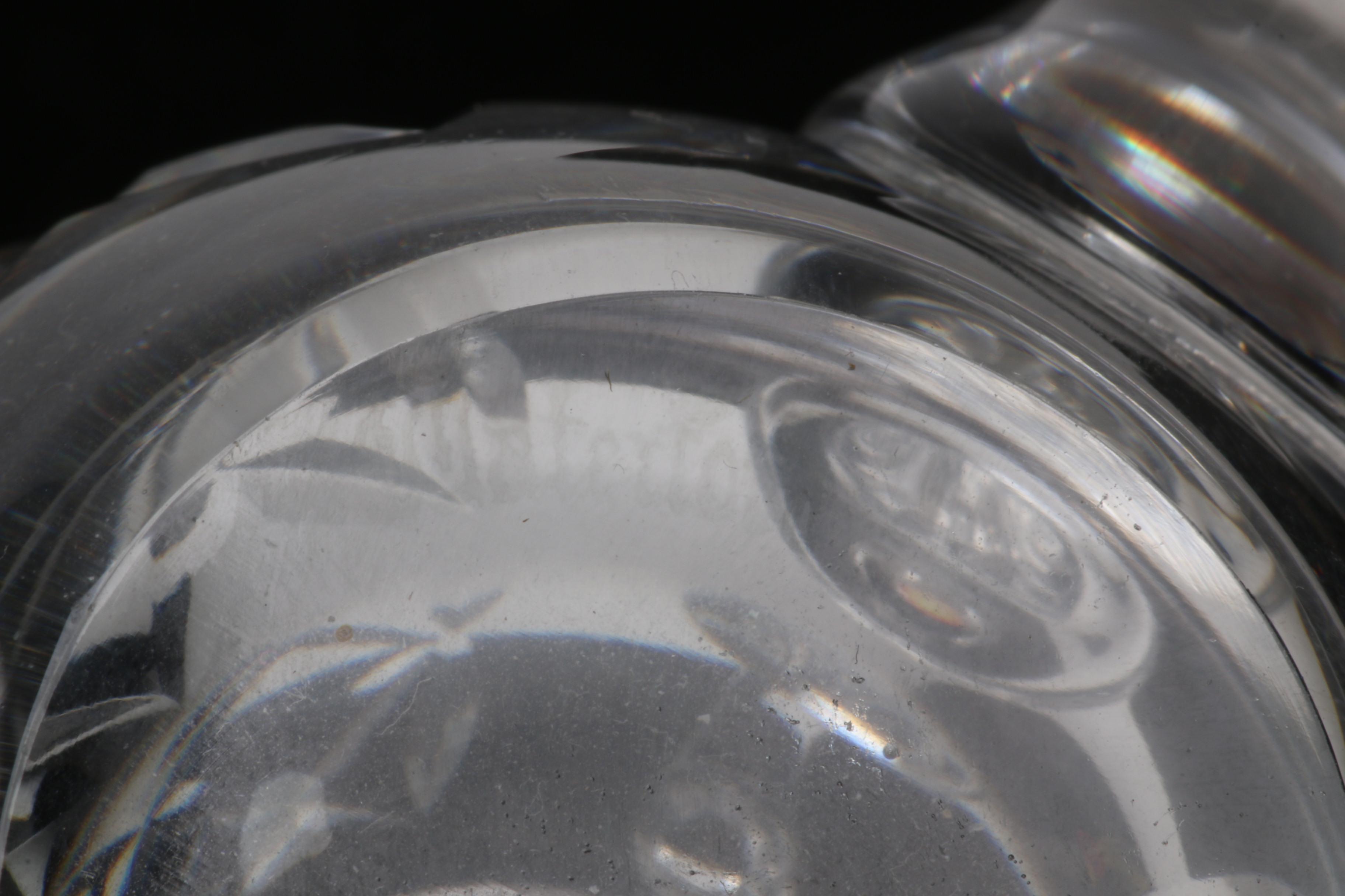 Waterford Crystal Mini Creamer and Open Sugar Bowl with Crystal Tray